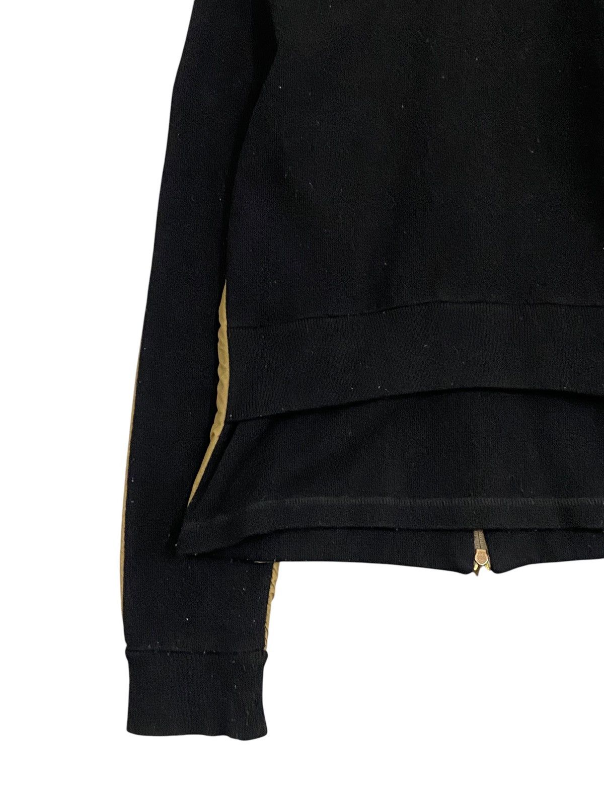 Moncler Moncler Zip-Up Jacket - Brown & Black Wool/Nylon - Size M Size US M / EU 48-50 / 2 - 7 Thumbnail