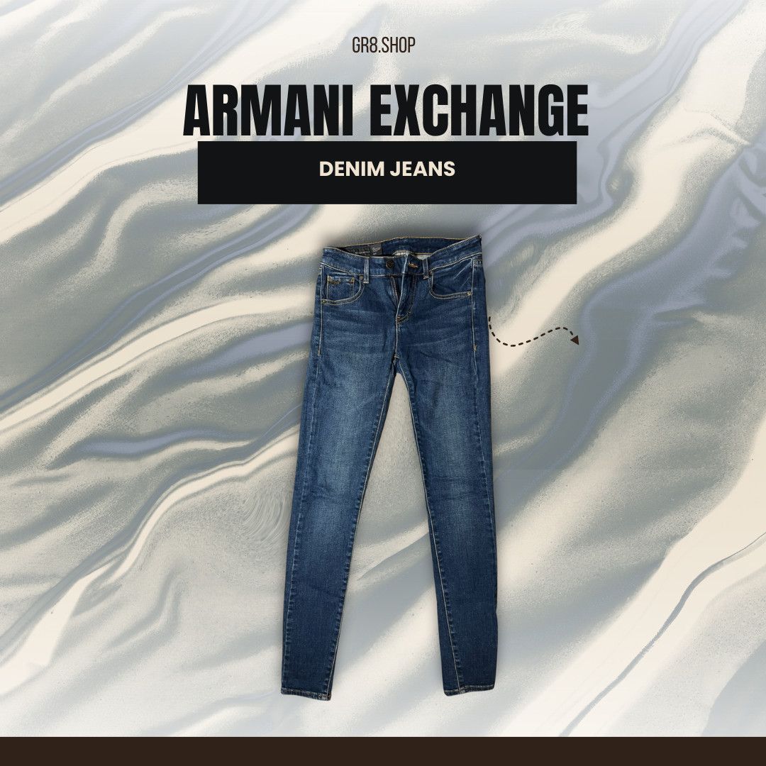Armani Exchange Armani Exchange Womens Skinny Fit Denim Jeans Size 26 XXS Da Size 26" / US 2 / IT 38 - 1 Thumbnail