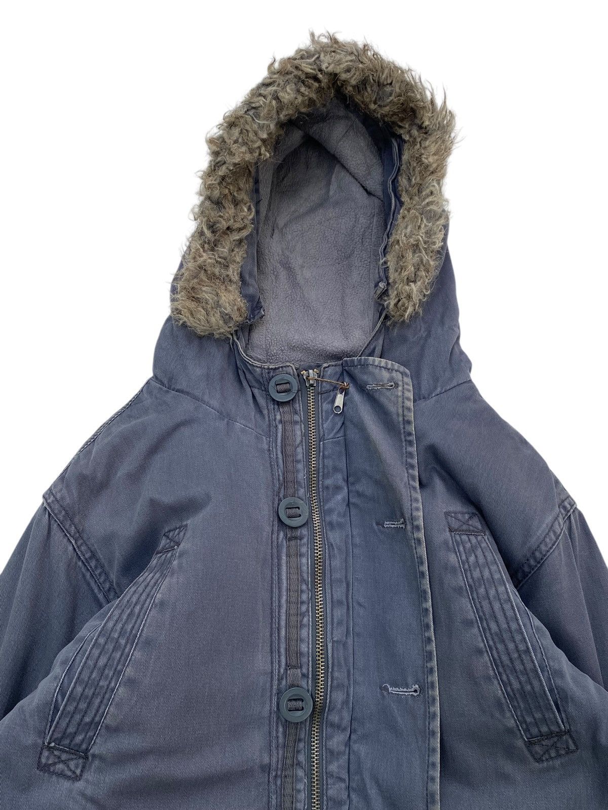 Old Navy Vtg Old Navy Jacket Fur Lgb Style Size US L / EU 52-54 / 3 - 3 Thumbnail
