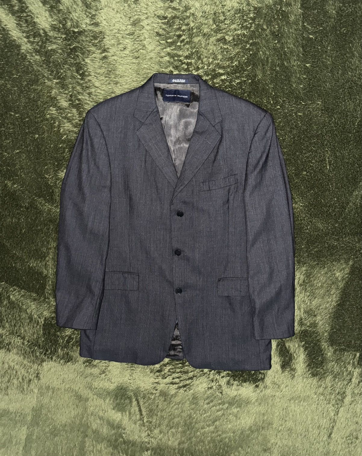 Tommy Hilfiger [41R] Tommy Hilfiger Made in USA Tailor Made Blazer Jacket Size US L / EU 52-54 / 3 - 1 Thumbnail
