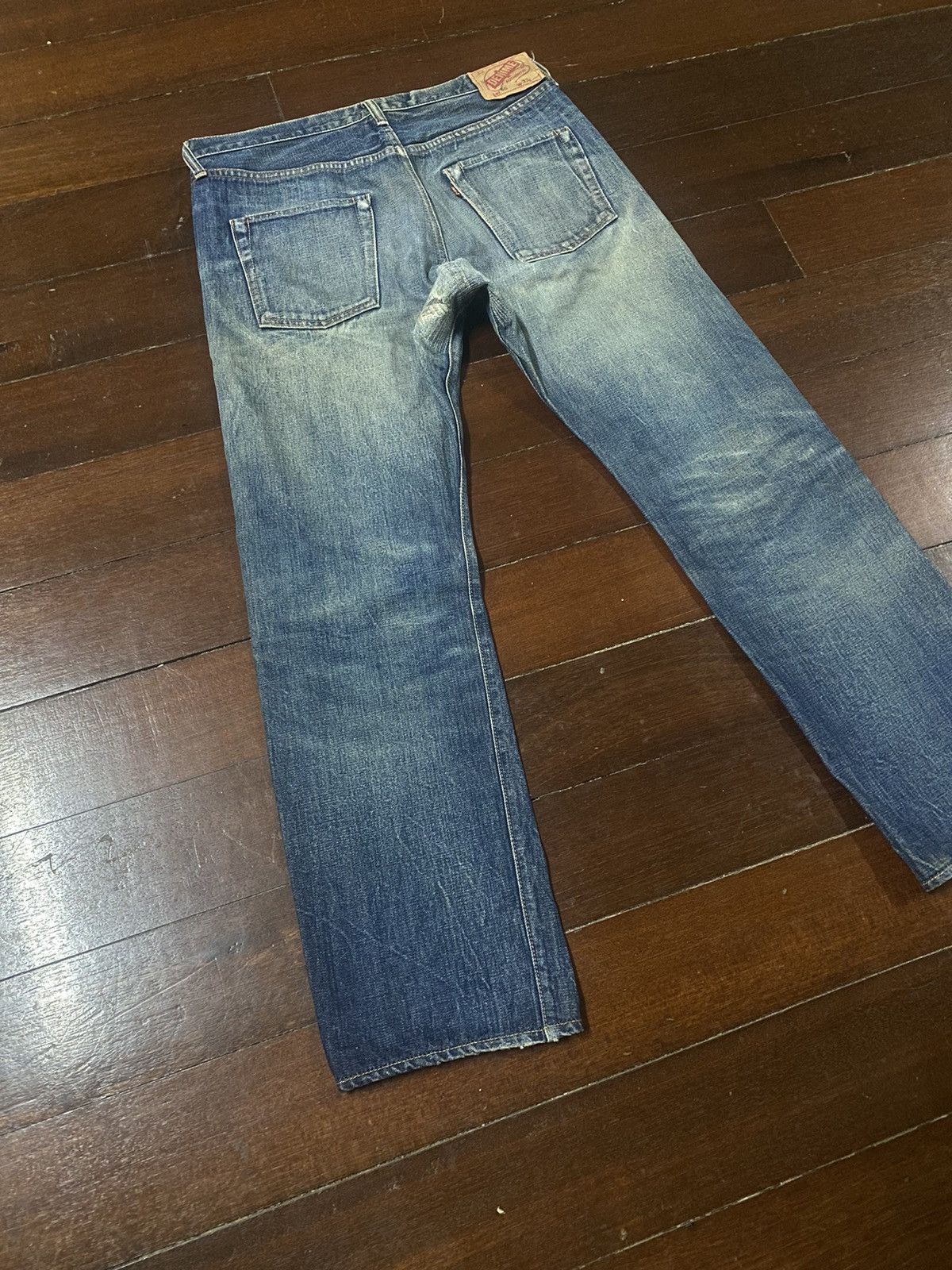 Denime Vintage DENIME JAPAN Distress Mud wash Selvedge Jeans Size US 34 / EU 50 - 9 Thumbnail