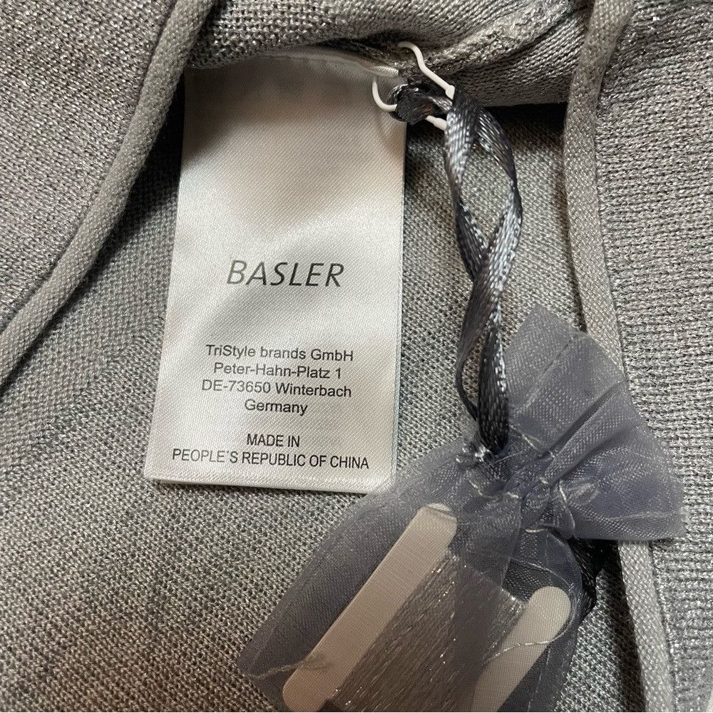 Other NWT New Basler Metallic Sparkle Viscose Knit 3/4 Sleeve Top Size 3XL / US 20-22 - 8 Thumbnail