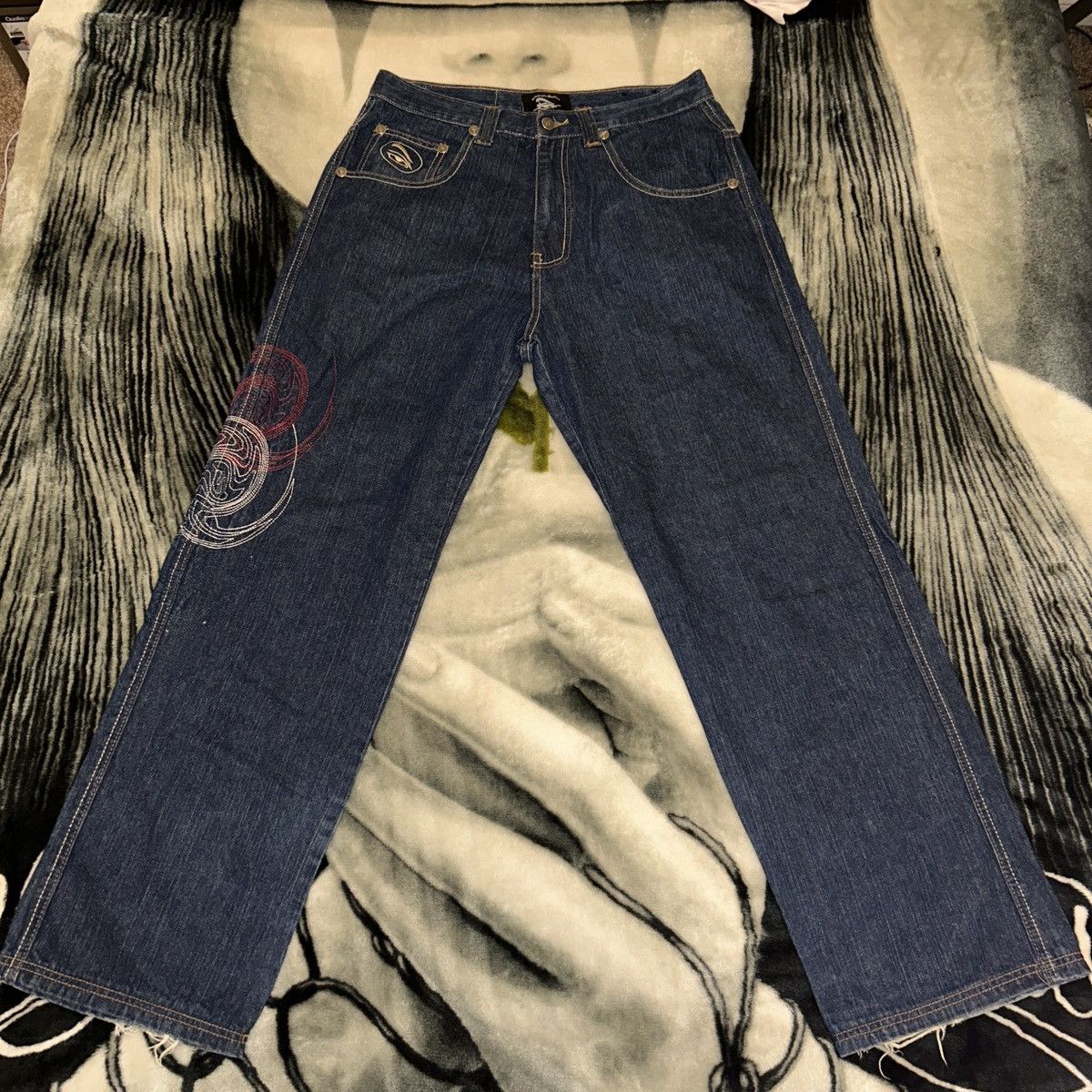 Vintage *RARE* 90s D.VIZIONZ DENIM Size US 34 / EU 50 - 1 Thumbnail