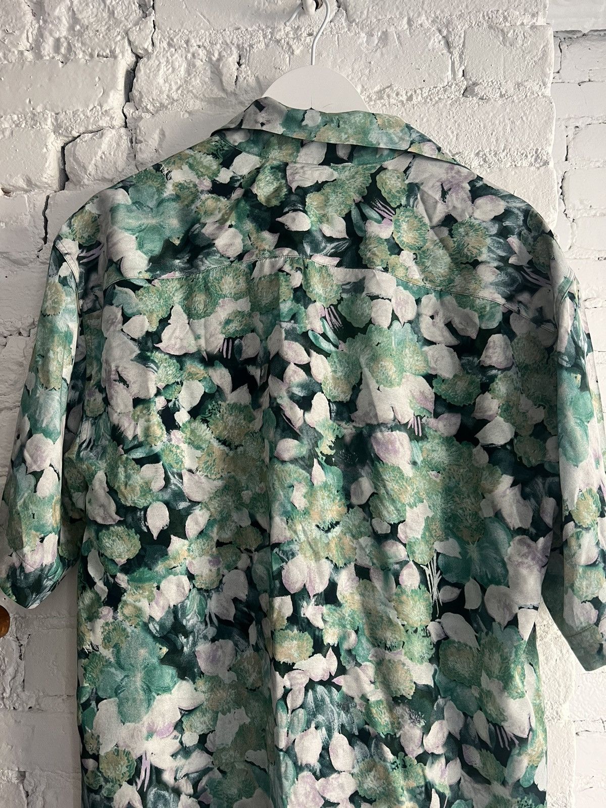 Dries Van Noten DRIES VAN NOTEN Floral Short Sleeve Button Down XS/S Size US XS / EU 42 / 0 - 6 Thumbnail