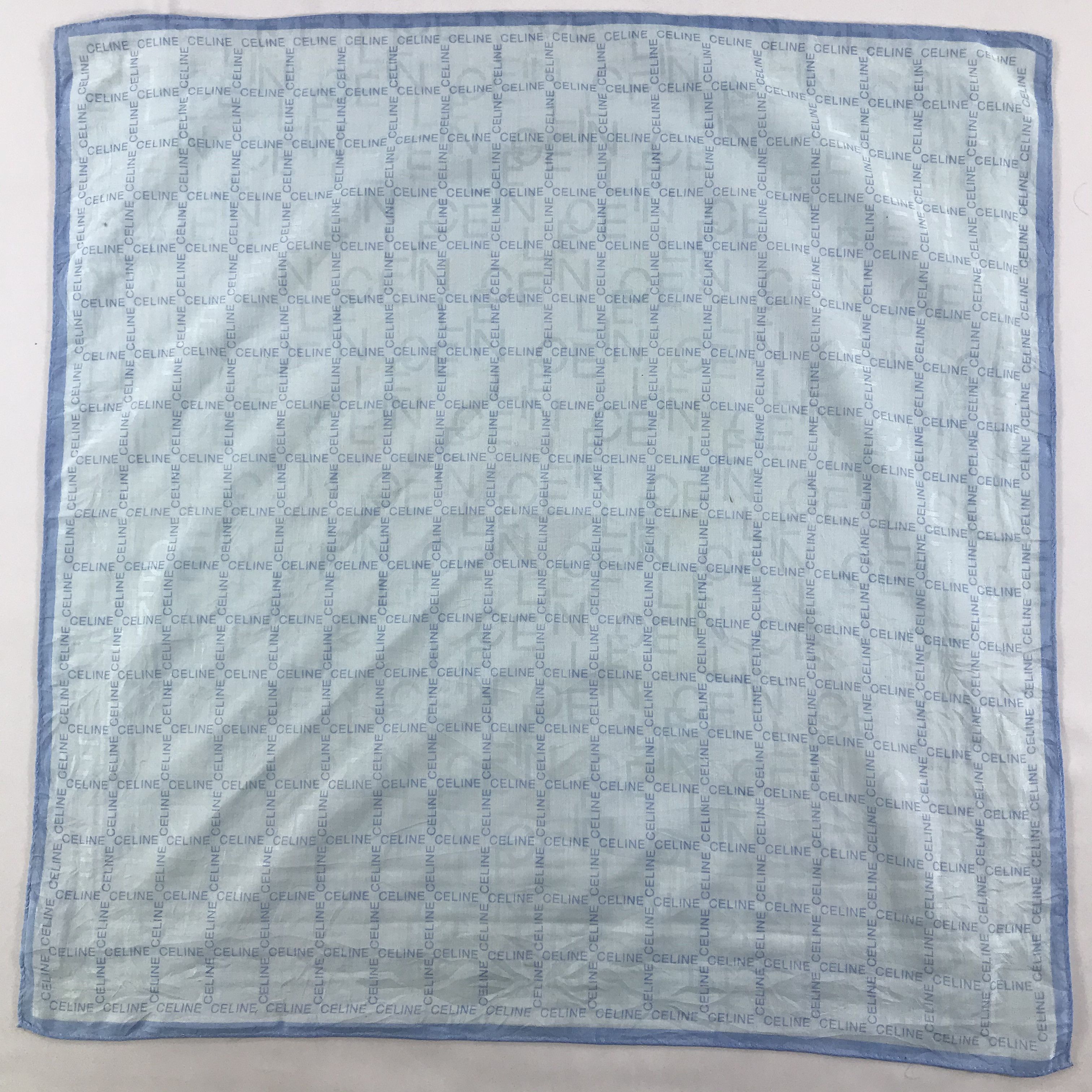Celine × Vintage Celine Bandana / Handkerchief / Neckerchief - S1262 Size ONE SIZE - 1 Thumbnail