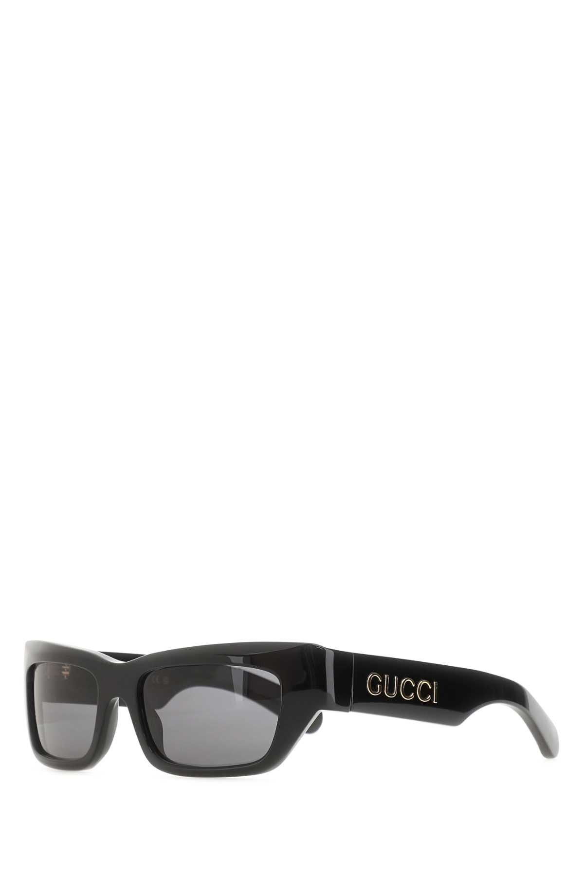 Gucci Black Acetate Sunglasses Size ONE SIZE - 1 Thumbnail