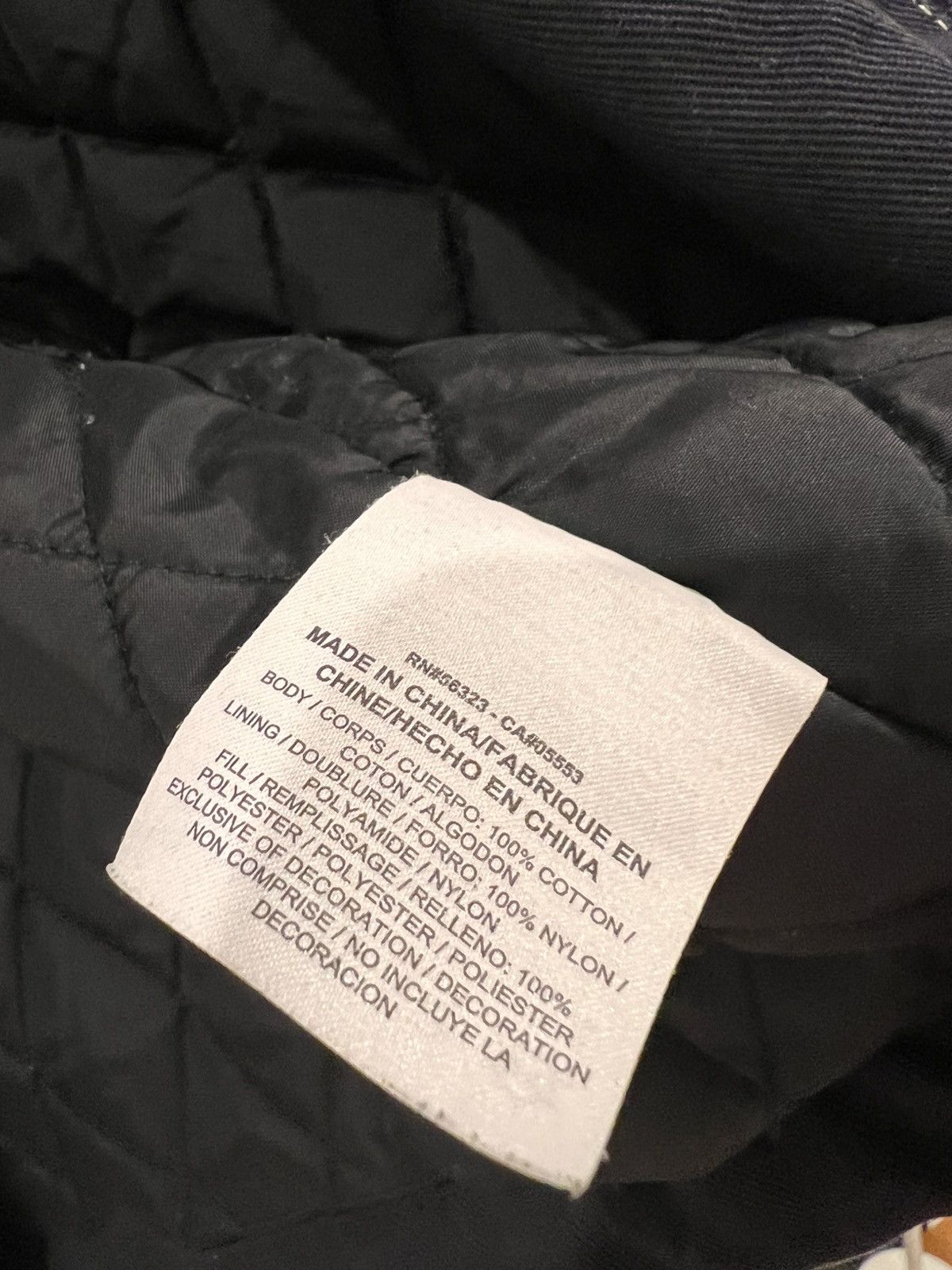 Nike × Supreme Supreme x Nike Double Zip Quilted Work Jacket 'Navy' Size US L / EU 52-54 / 3 - 4 Thumbnail