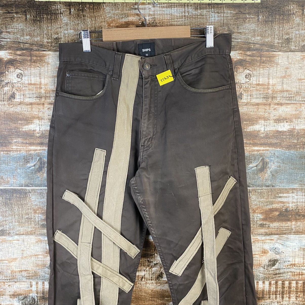 SHIPS DL Ships Brown custom reconstruct Cargo Pants #C922 Size US 32 / EU 48 - 4 Thumbnail