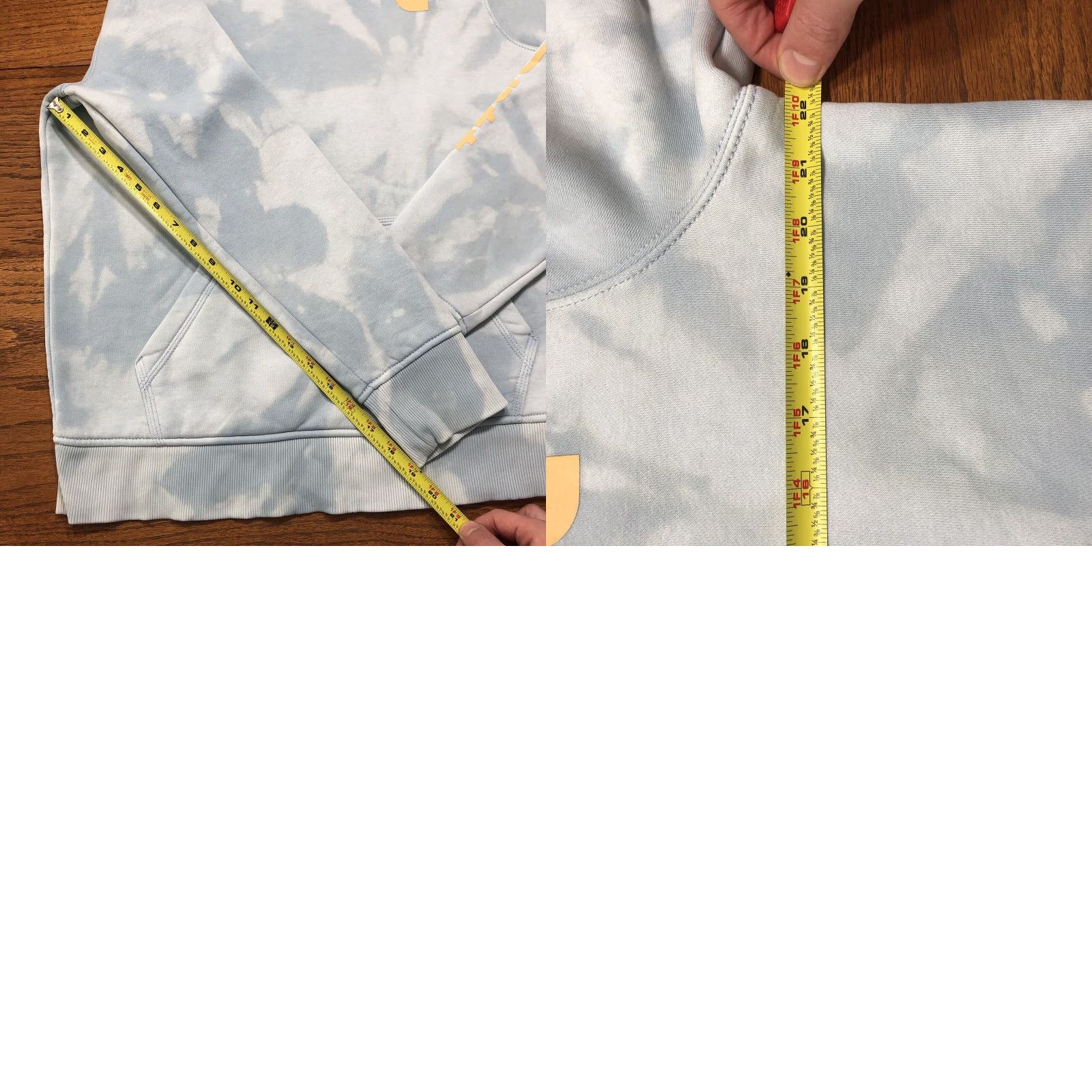 Carhartt VINTAGE Carhartt Womens M Blue Relaxed Pullover Hoodie Sweatshirt Acid Wash Tie Dye Size M / US 6-8 / IT 42-44 - 8 Thumbnail