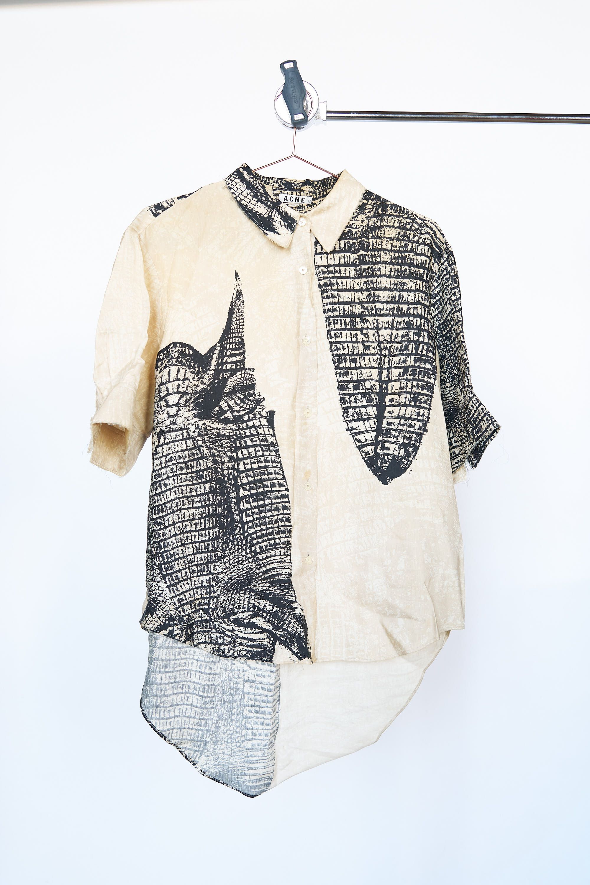 Acne Studios Acne Studios Crocodile Blouse Size M / US 6-8 / IT 42-44 - 5 Thumbnail