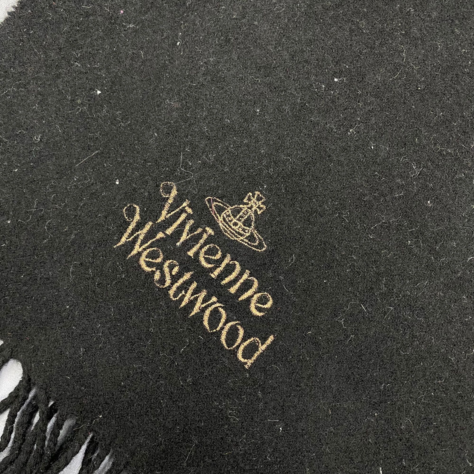 Vivienne Westwood Vintage Vivienne Westwood Scarf Muffler Orbs Wool Scarves Size ONE SIZE - 4 Thumbnail