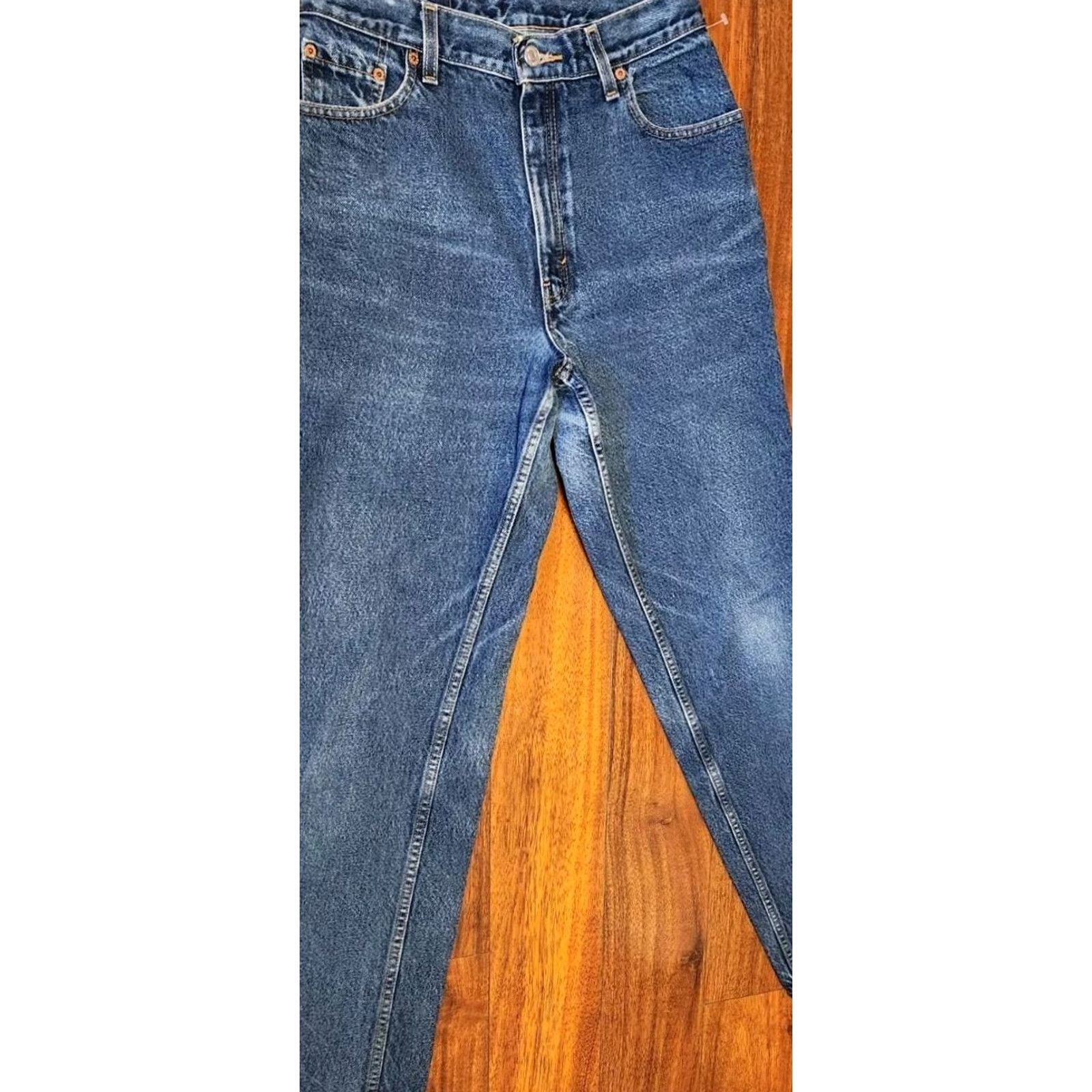 Levi's VINTAGE Levi's 550 Relaxed Fit Jeans Womens Sz 10 28x32 Blue Retro Modern 80s 90s Design Mens Women Boys Girls Size 32" / US 10 / IT 46 - 3 Thumbnail