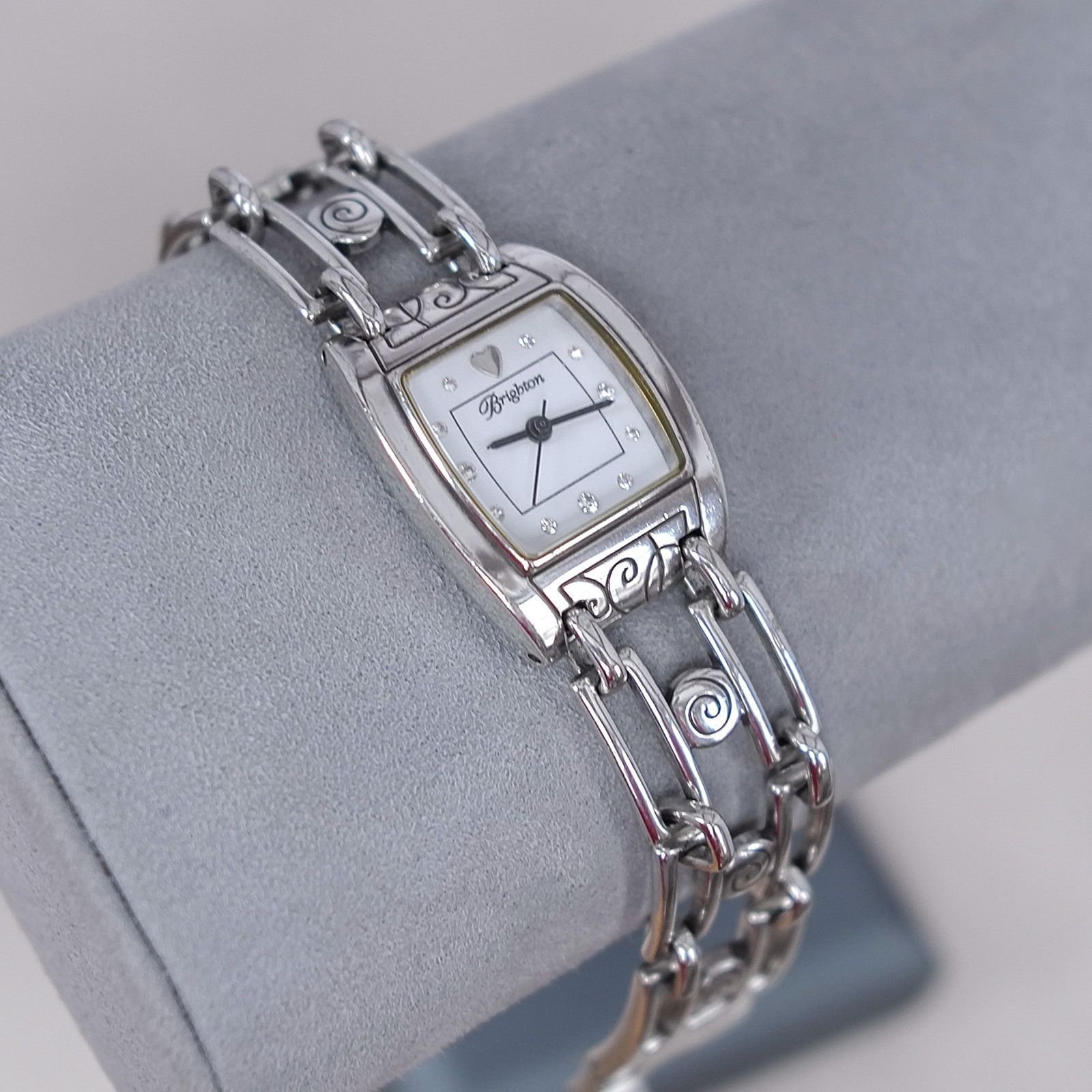 Brighton Brighton Malibu Watch Square Links Swirl Design Silver Size ONE SIZE - 2 Thumbnail
