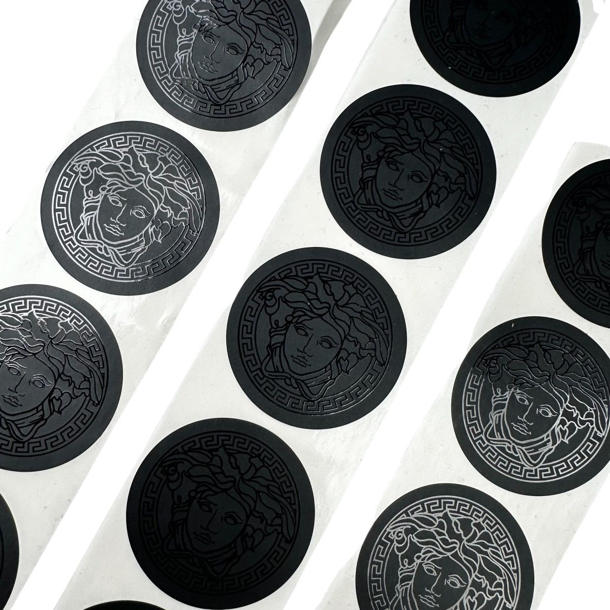 Versace Versace Black Medusa Head Round Designer Sticker Decal Logo Size ONE SIZE - 1 Thumbnail