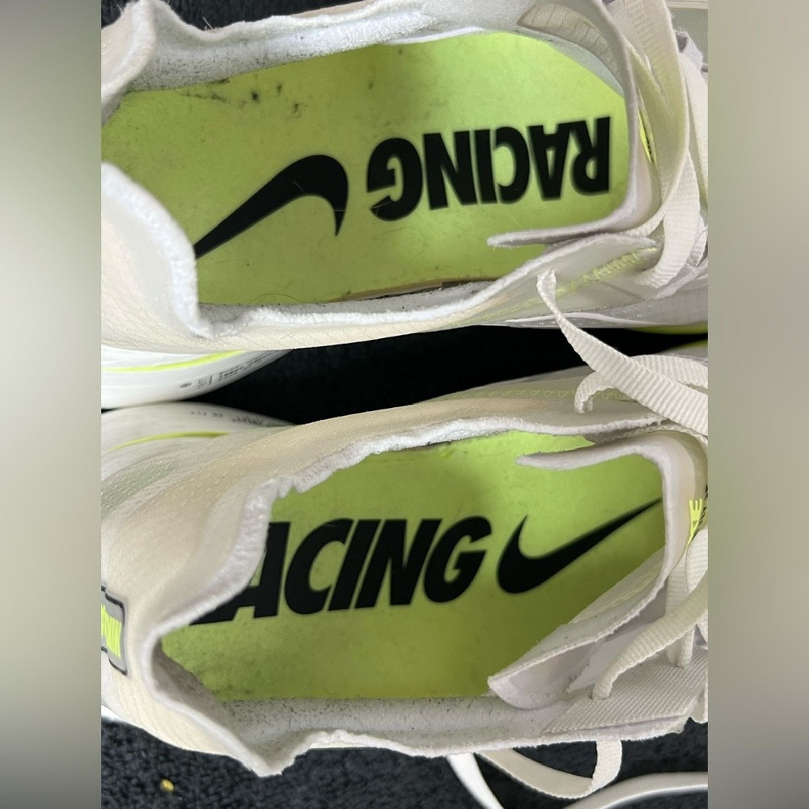 Nike NIKE Running Shoe Size 7 ZOOM FLY SP MEN'S WHITE VOLT GLOW Size US 7 / EU 40 - 9 Thumbnail