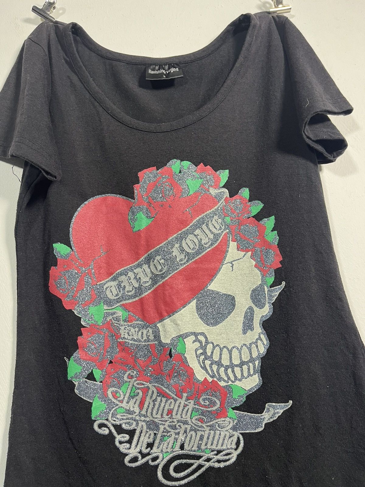 Japanese Brand If six was nine x Ravishing Virgin Skull Rare Design Size L / US 10 / IT 46 - 2 Thumbnail