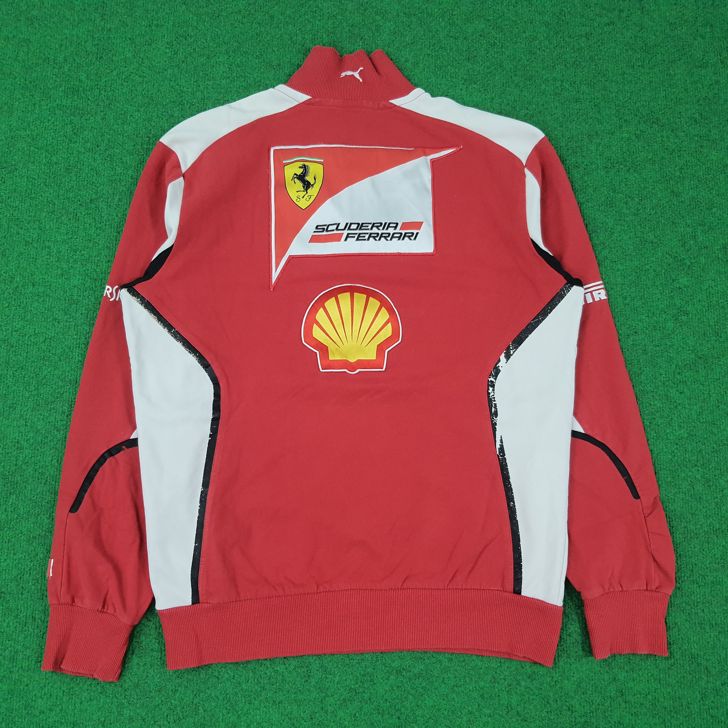 Puma × Vintage Vintage Puma x Ferrari Motorsports Half Zipper C234N20 Size US M / EU 48-50 / 2 - 1 Thumbnail