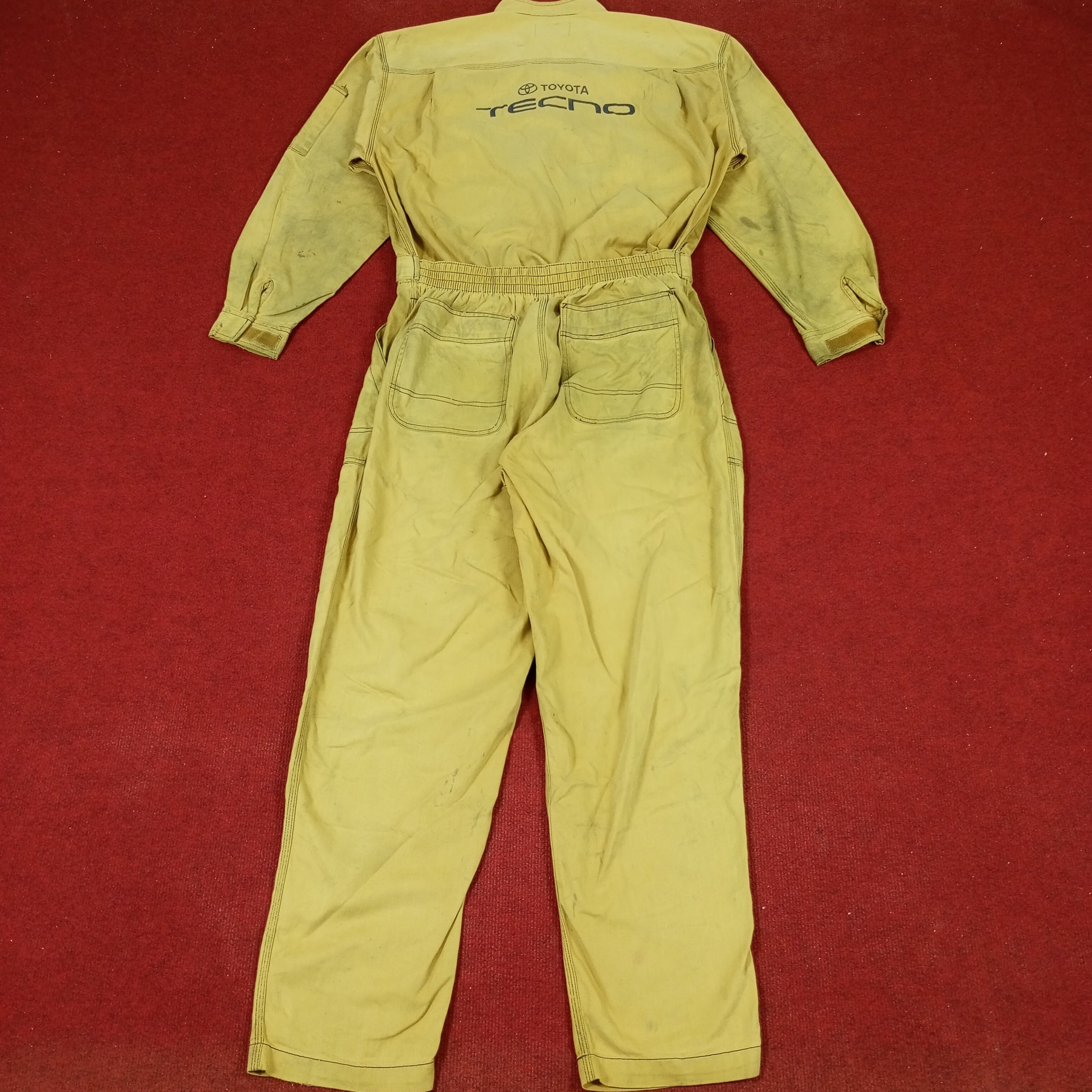 Japanese Brand × Vintage Toyota Tecno Motorsports Racing Style Coverall Jacket Size US M / EU 48-50 / 2 - 1 Thumbnail