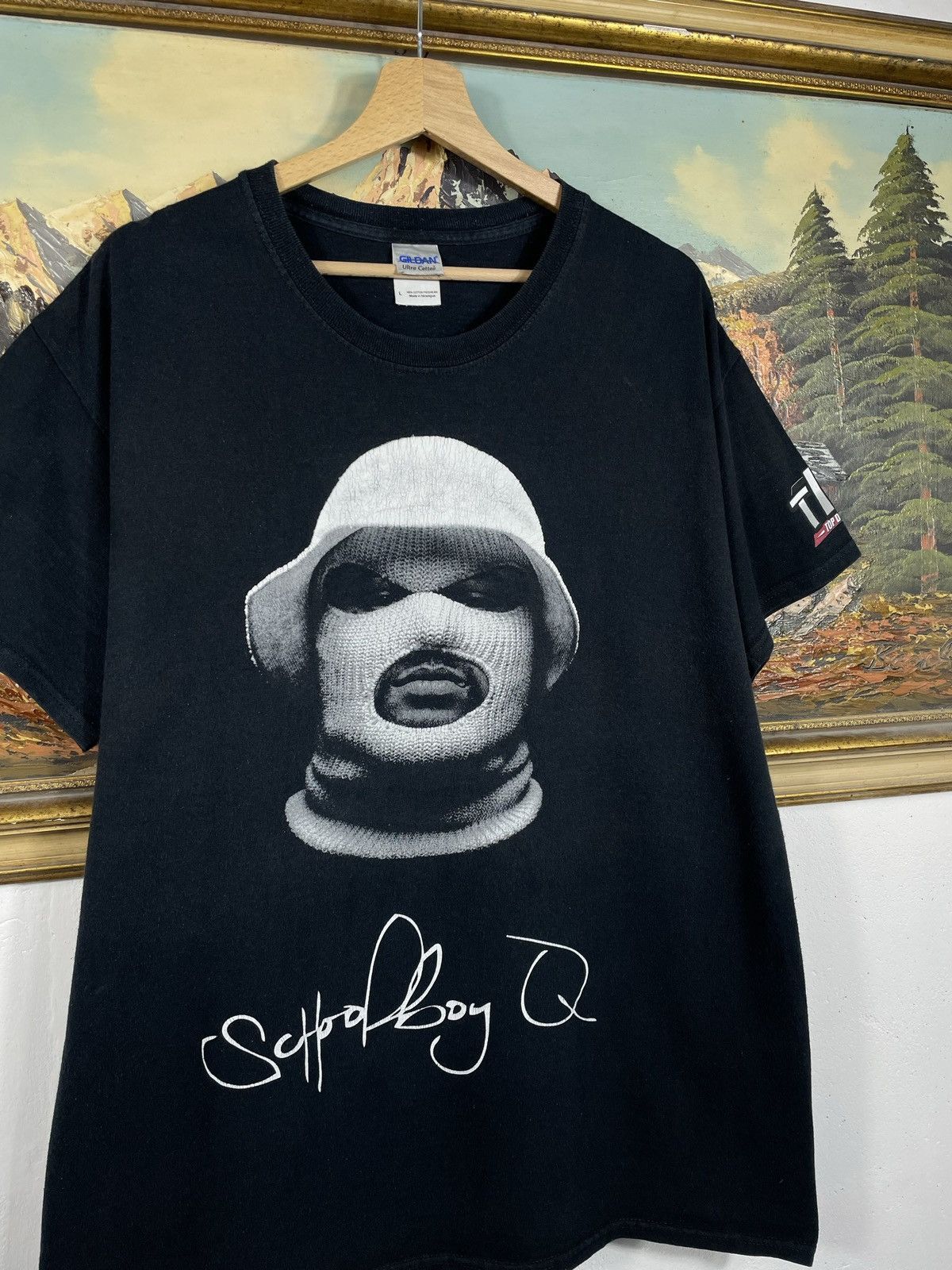 Kendrick Lamar × Rap Tees × Top Dawg Entertainment Schoolboy Q Oxymoron Tshirt Tee Baggy Loose Hiphop Rapper Size US L / EU 52-54 / 3 - 4 Thumbnail