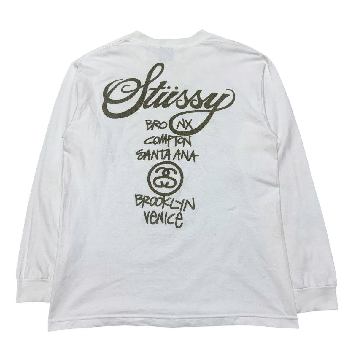 Stussy Vintage Stussy World Tour Shirt Longsleeve Bronx Compton Size US M / EU 48-50 / 2 - 2 Thumbnail