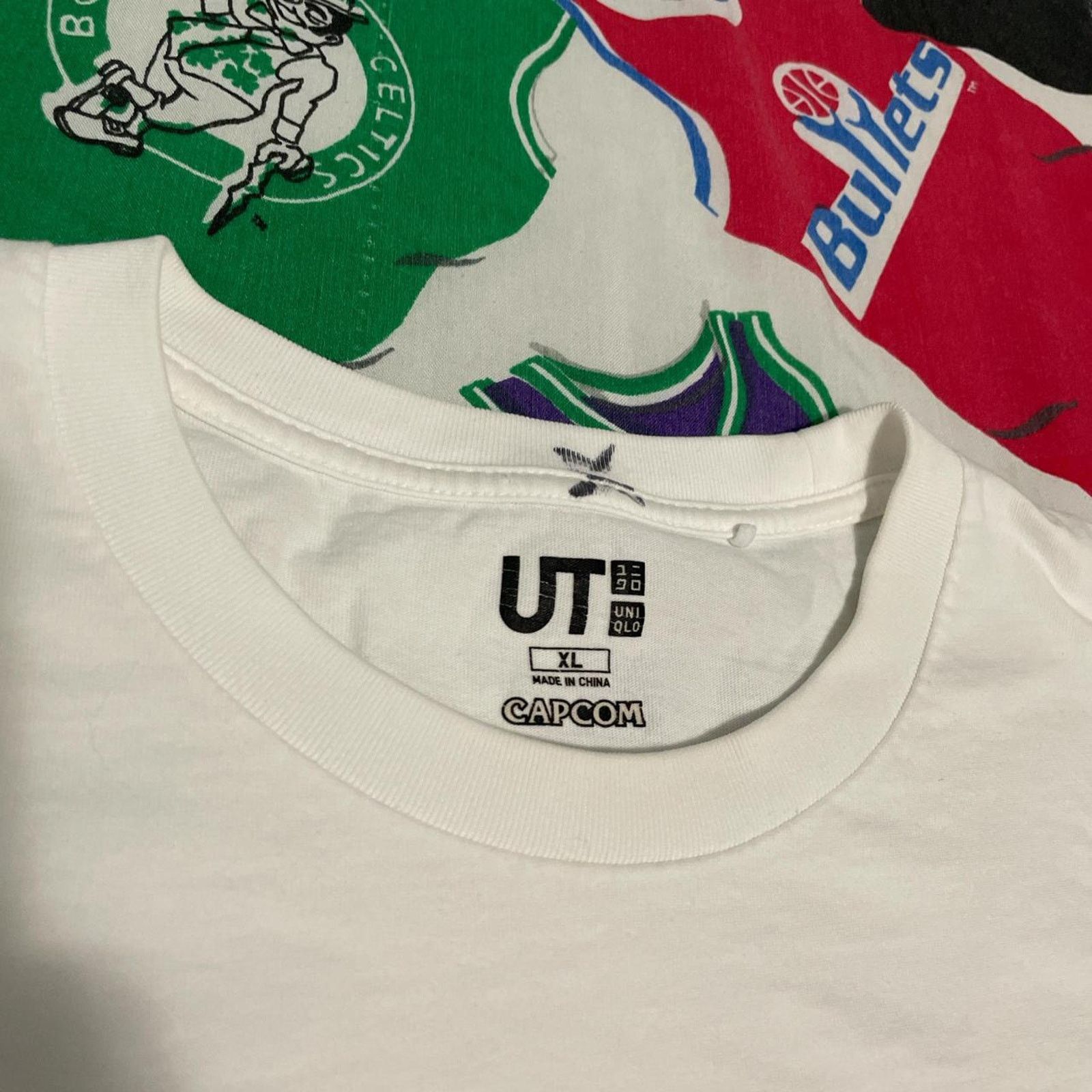 Uniqlo Streetwear Uniqlo Capcom Street Fighter Ryu White Game Tee Size US L / EU 52-54 / 3 - 6 Thumbnail