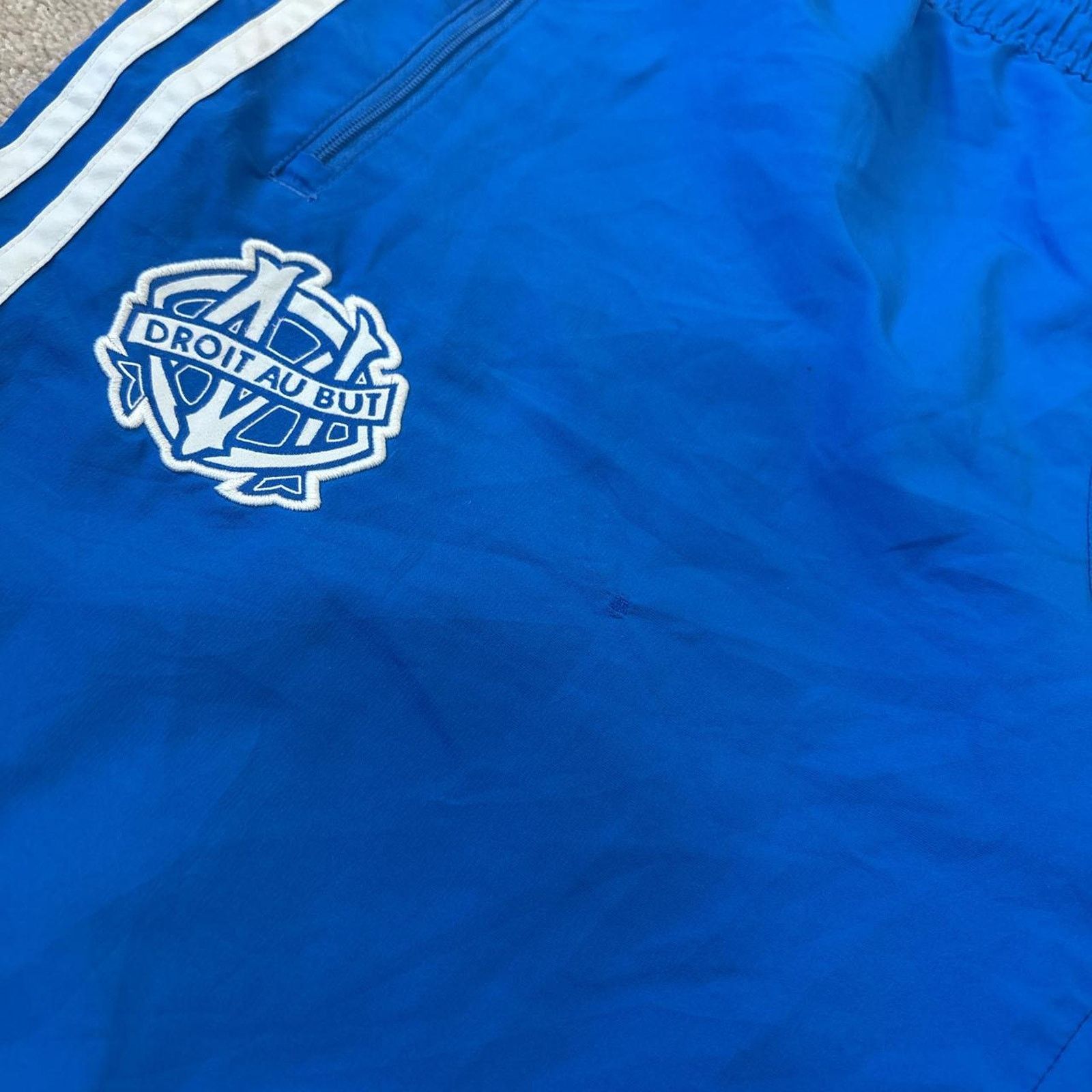 Adidas Adidas olympique marsielle tracksuit pants bottoms pants Size US 34 / EU 50 - 6 Thumbnail