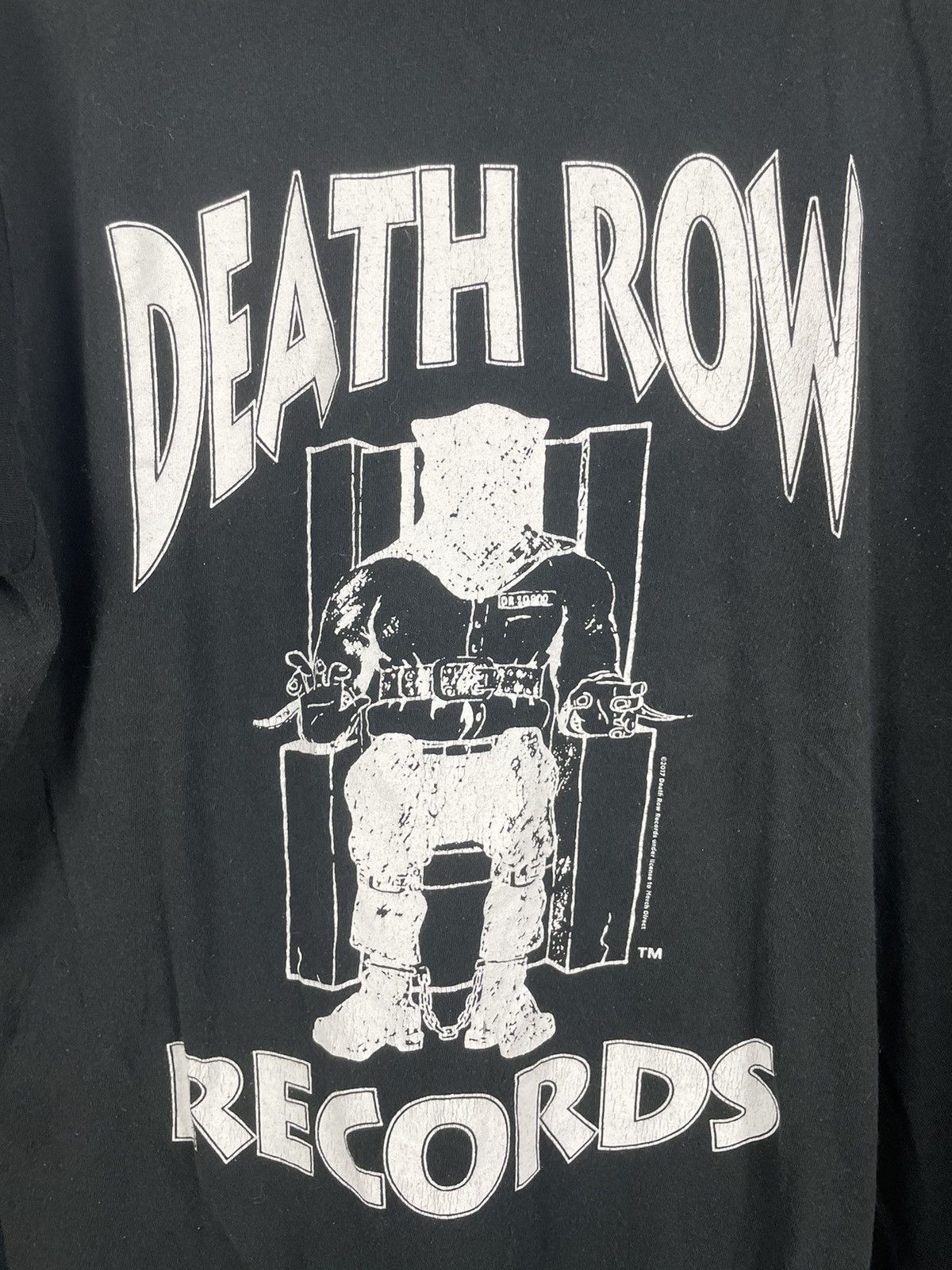 Death Row Records Raptees Deathrow Record 2017 Tshirt Size US M / EU 48-50 / 2 - 3 Thumbnail