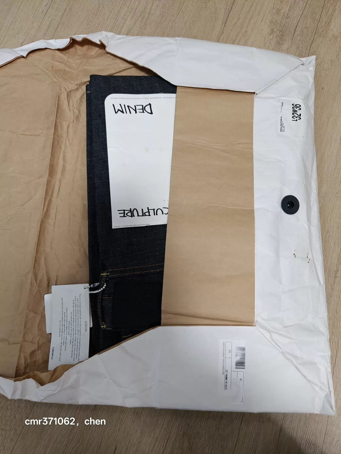Visvim visvim social sculpture 04R raw denim w36l32 black snake tag Size US 36 / EU 52 - 6 Thumbnail