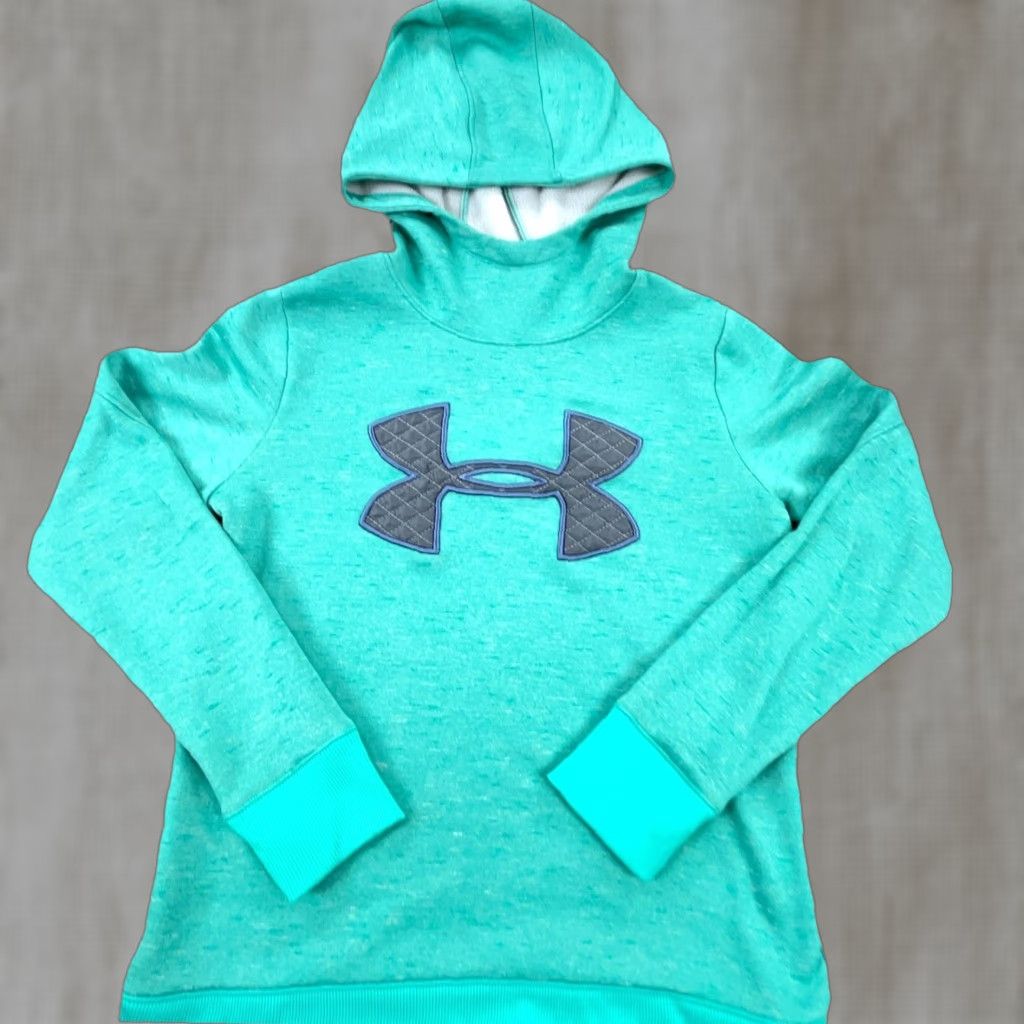 Under Armour Under Armour Hoodie Women XS Green Sweatshirt Sweater Loose Cold Gear Performane Size XS / US 0-2 / IT 36-38 - 1 Thumbnail