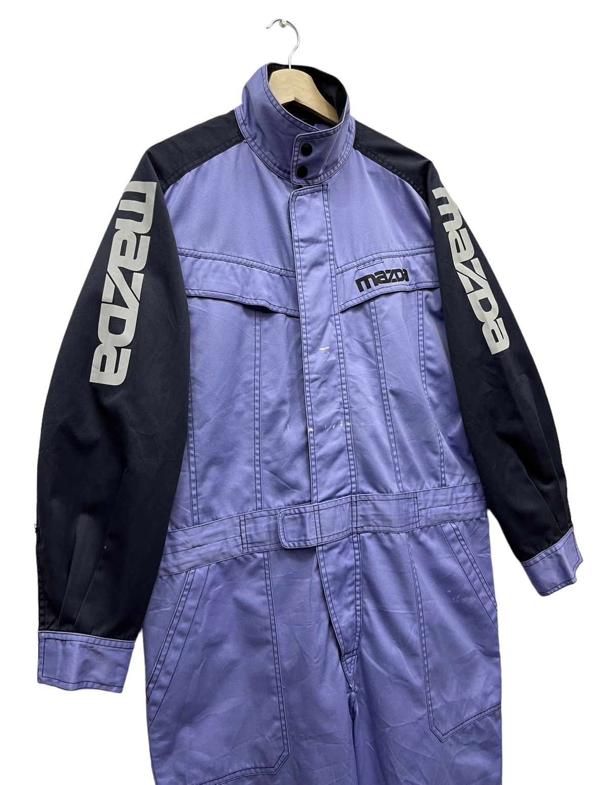 Vintage 🔥MAZDASPEED🔥VINTAGE 80’s MAZDA JAPAN Coverall Jumpsuit Size US 34 / EU 50 - 3 Thumbnail