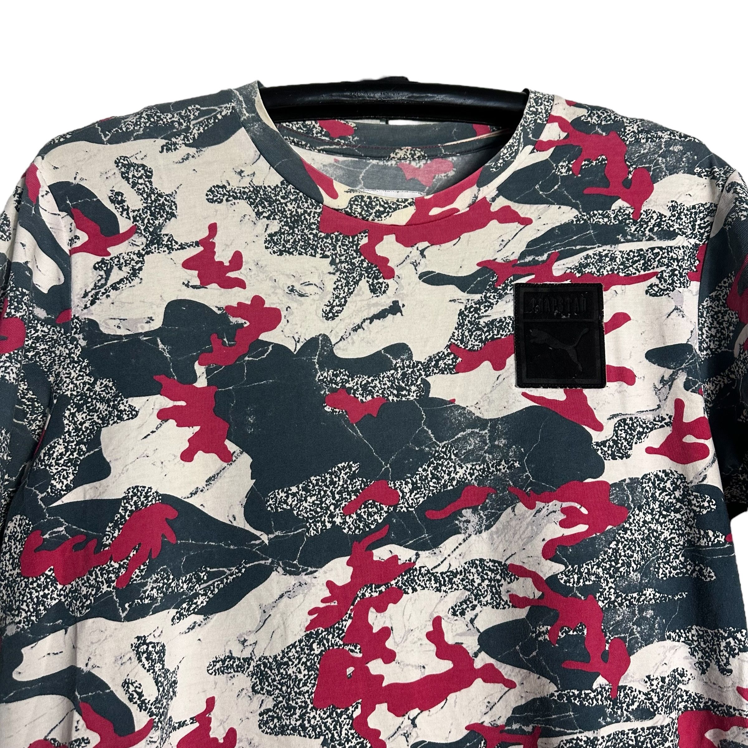 Puma × Trapstar London 🔥RARE🔥Puma x Trapstar Reflective Logo Camo T-shirt Size US S / EU 44-46 / 1 - 2 Thumbnail