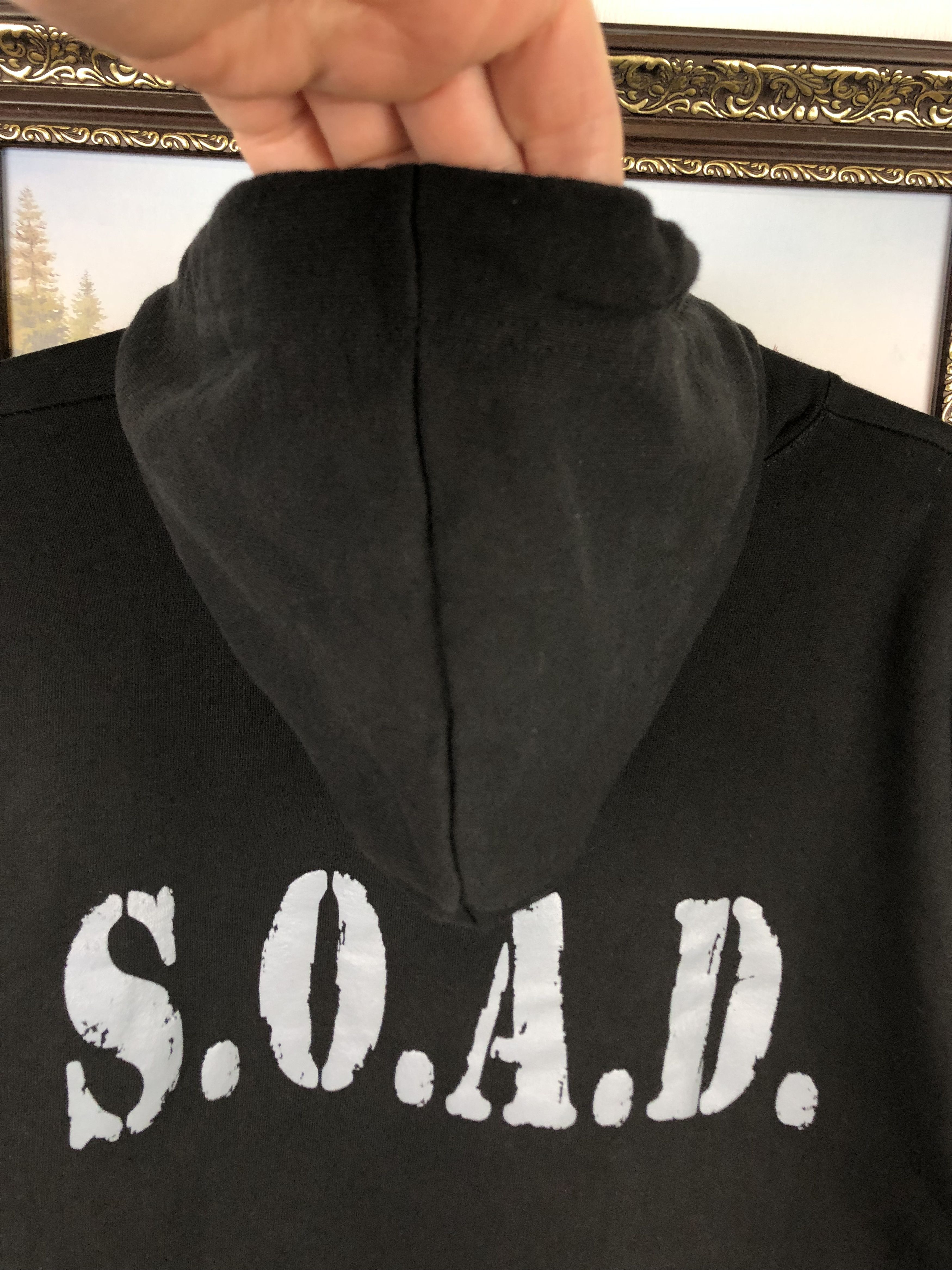 Band Tees Vintage SOAD System Of A Down Band Hoodie Jacket Over Print Size US M / EU 48-50 / 2 - 7 Thumbnail
