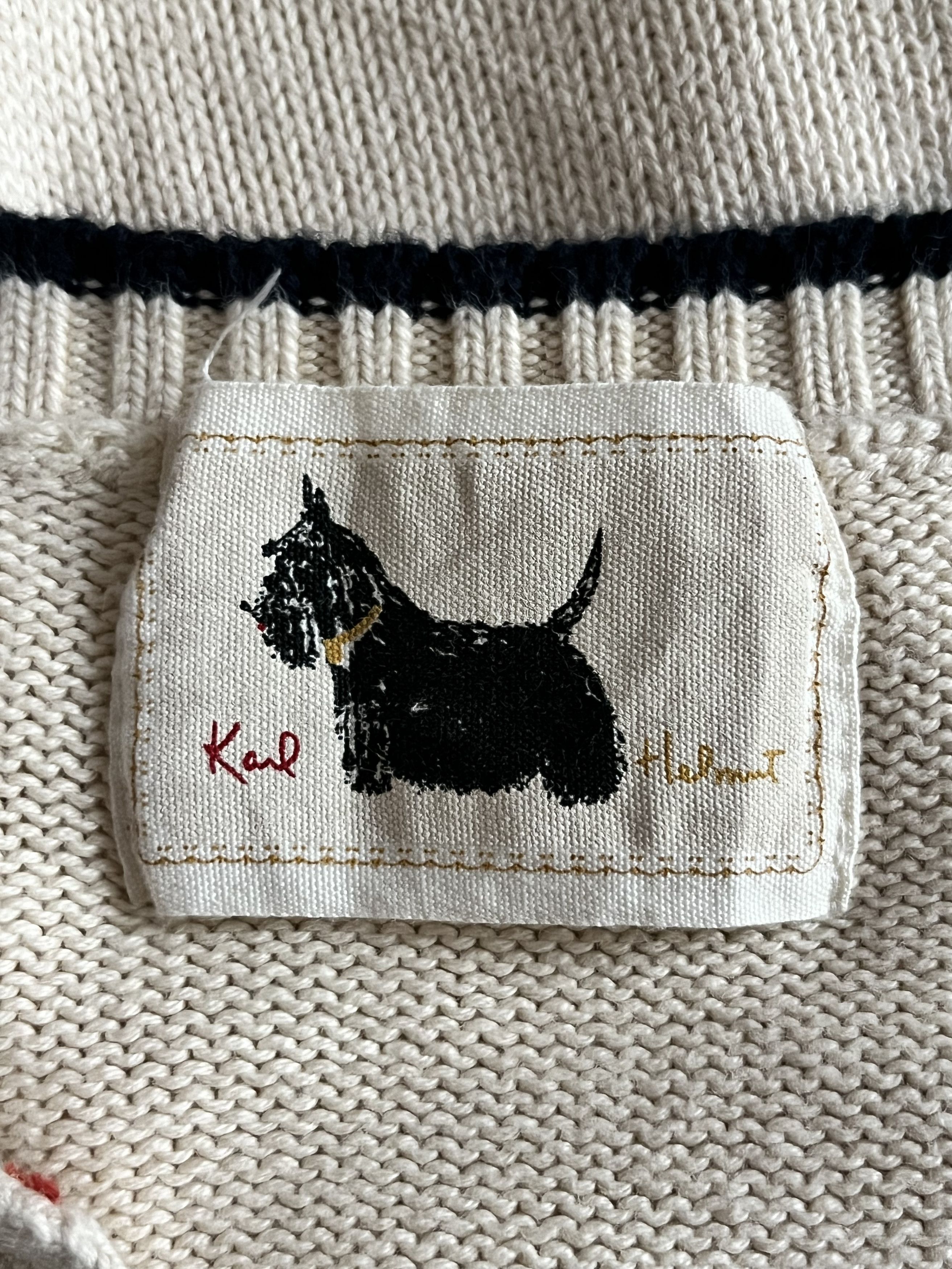 Karl Helmut Karl Helmut Embroidery Dog 3D Pocket Knitted Vest Size L / US 10 / IT 46 - 5 Thumbnail