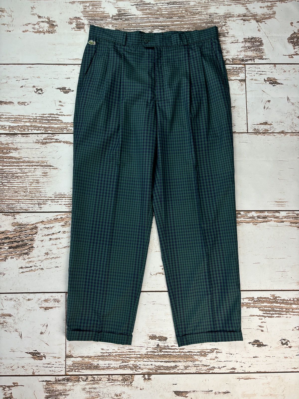 Lacoste Lacoste Chemise Vintage Checkered Casual Pants Size US 36 / EU 52 - 1 Thumbnail