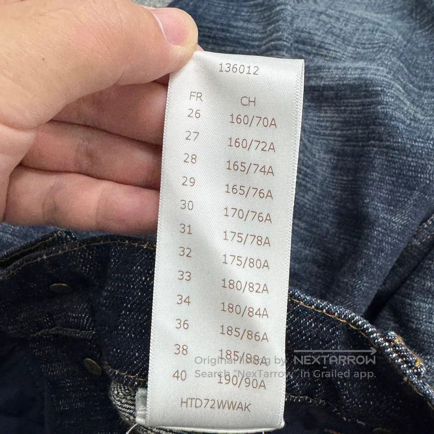 Louis Vuitton louis vuitton vintage striped denim pants. Size US 29 - 6 Thumbnail