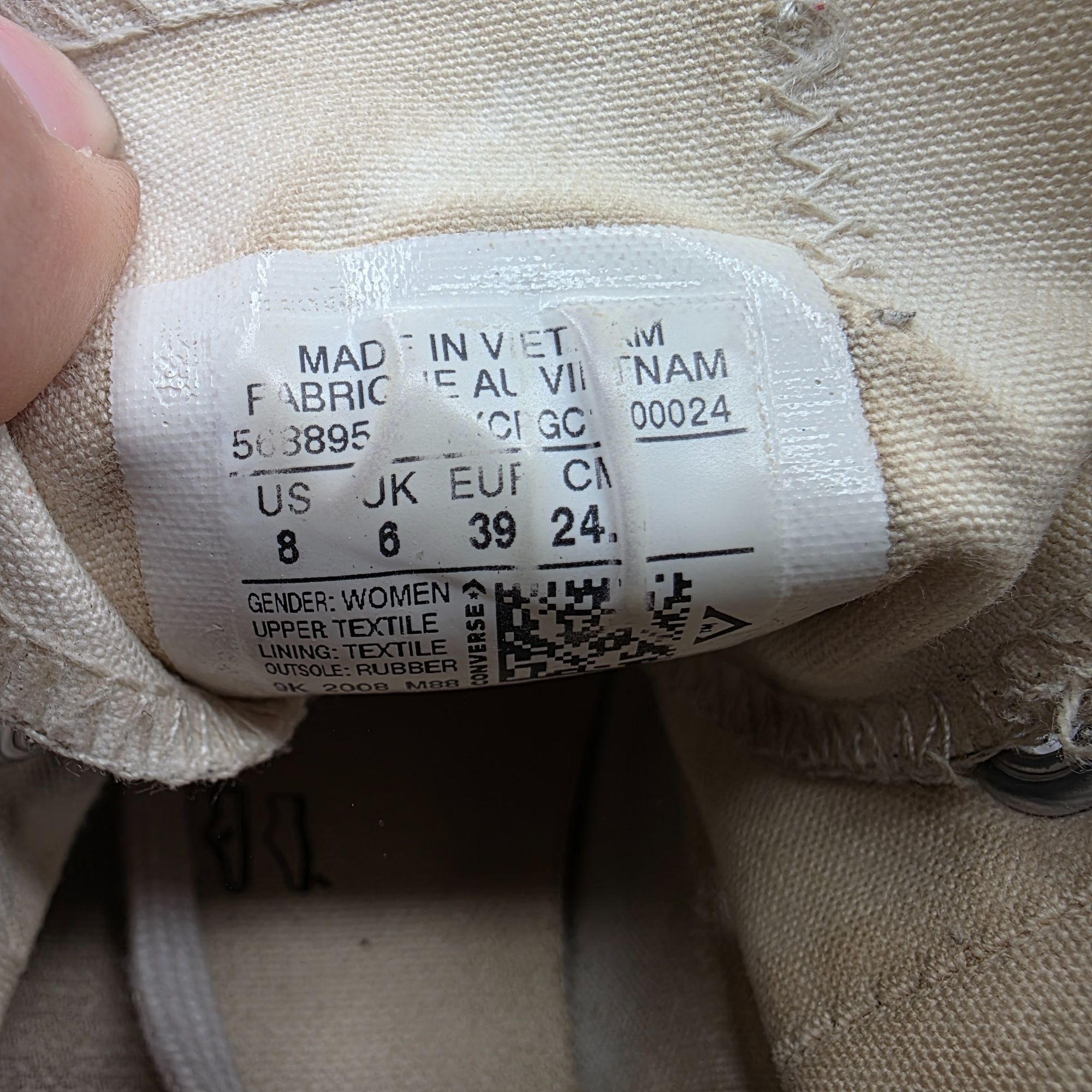 Converse Converse Chuck Taylor Runway Cable Womens Size 8 White Platf Size US 8 / IT 38 - 7 Thumbnail