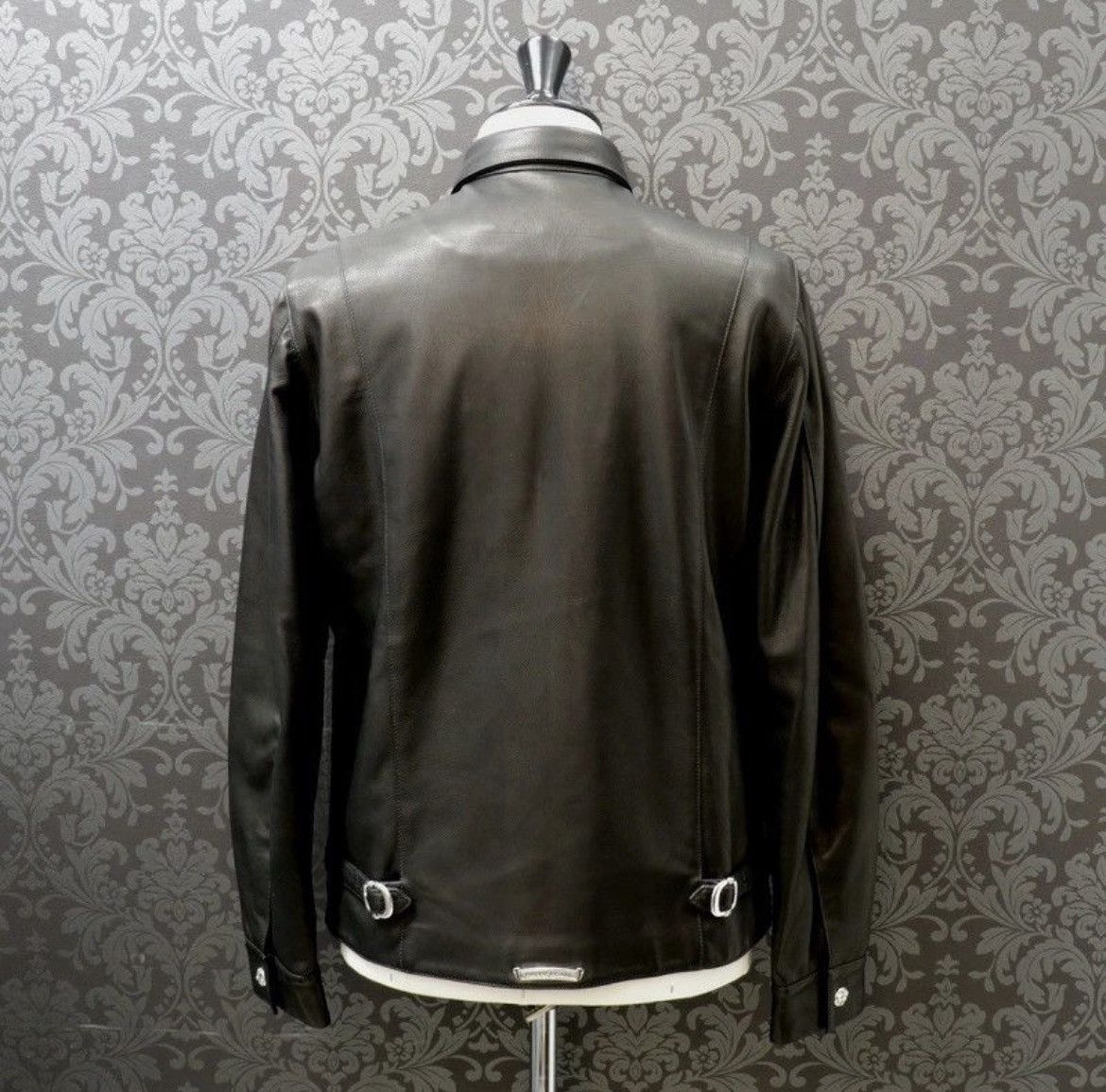 Chrome Hearts Chrome Hearts Single Zip Leather Rider's Jacket Size US M / EU 48-50 / 2 - 2 Thumbnail