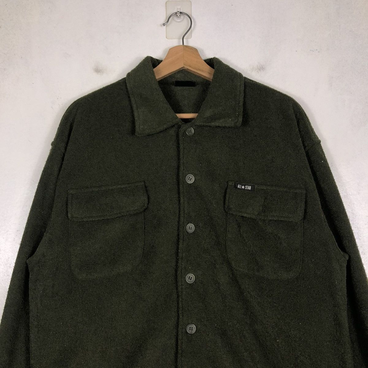 Japanese Brand 📌VINTAGE FLEECE CHORE JACKET FLANNEL CONVERSE BOSTON USA Size US M / EU 48-50 / 2 - 5 Thumbnail