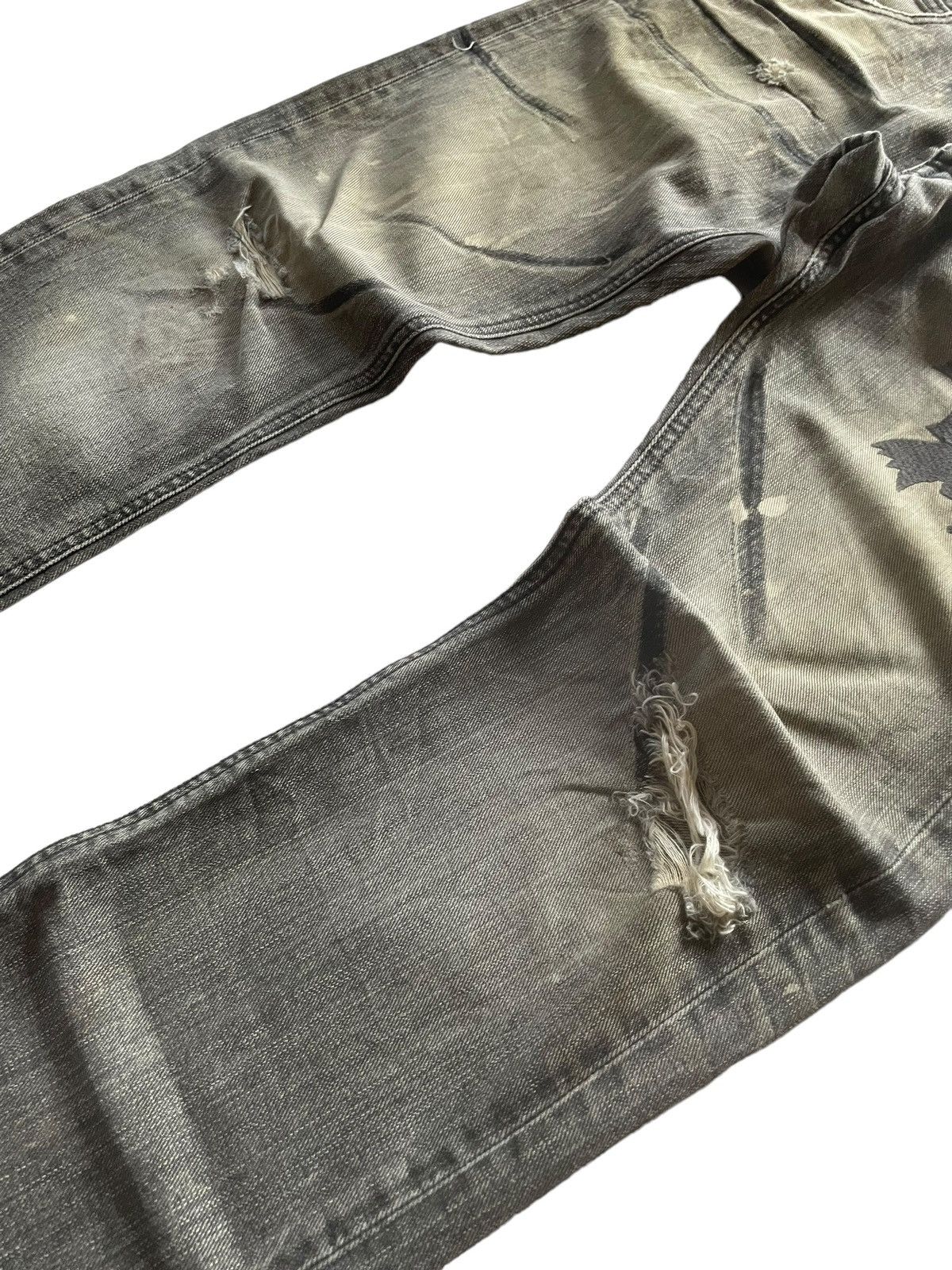 Hysteric Glamour × In The Attic × Lee Vintage Lee Japan Mud Claw Mark Distressed Denim Pants Size US 30 / EU 46 - 8 Thumbnail