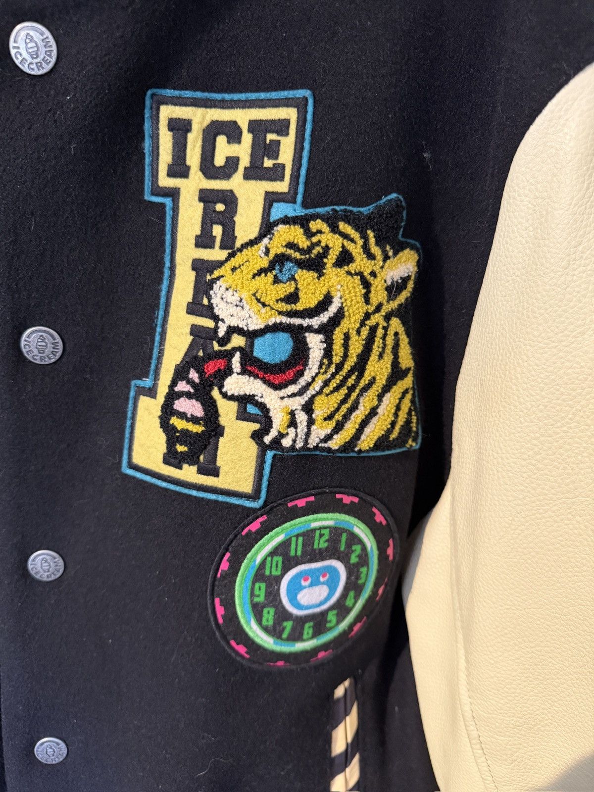 Icecream Icecream Tiger Varsity Letterman Jacket Size US XXL / EU 58 / 5 - 4 Thumbnail