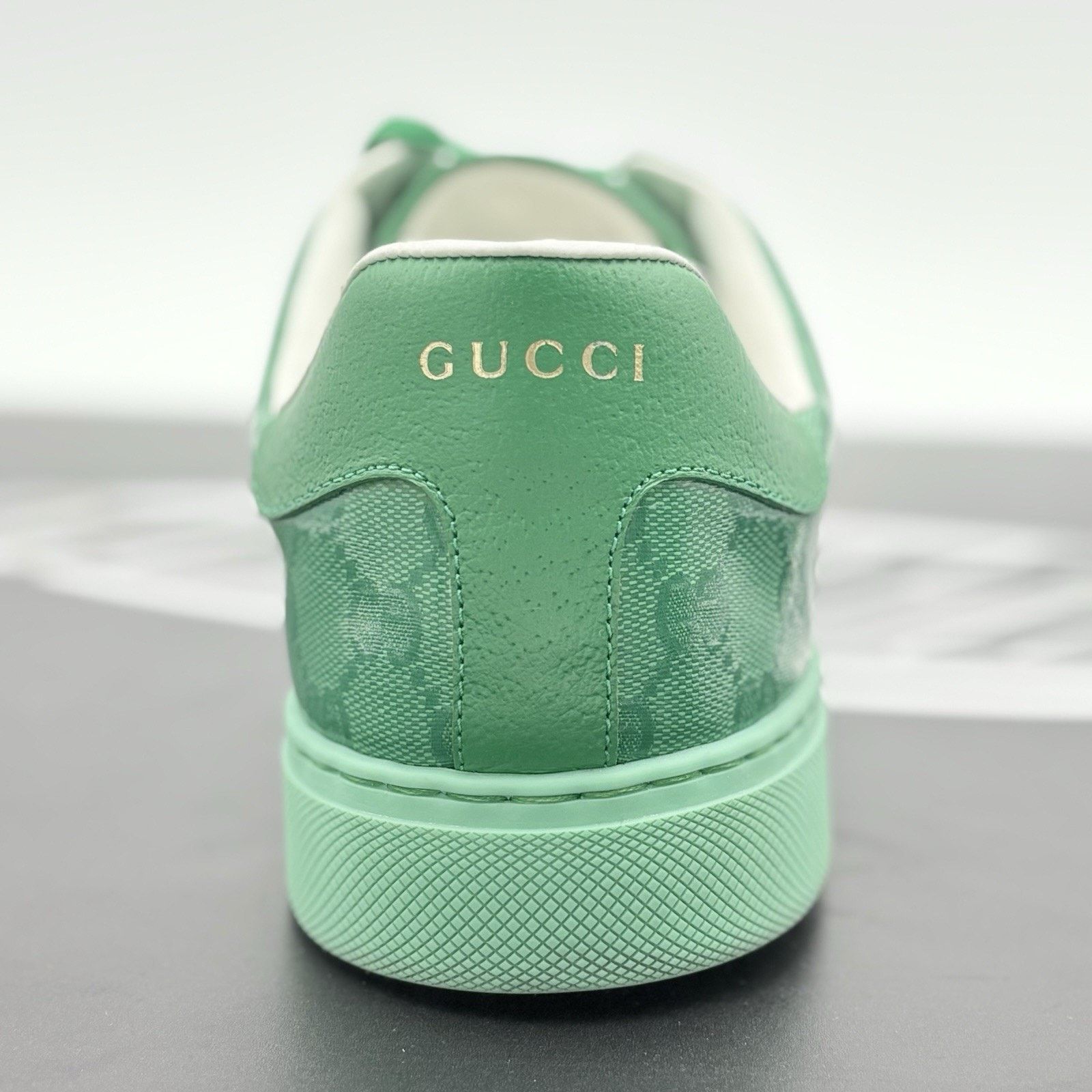 Gucci Gucci Ace GG Crystal Canvas ' Green ' | SUPER CLEAN! Size US 11 / EU 44 - 3 Thumbnail