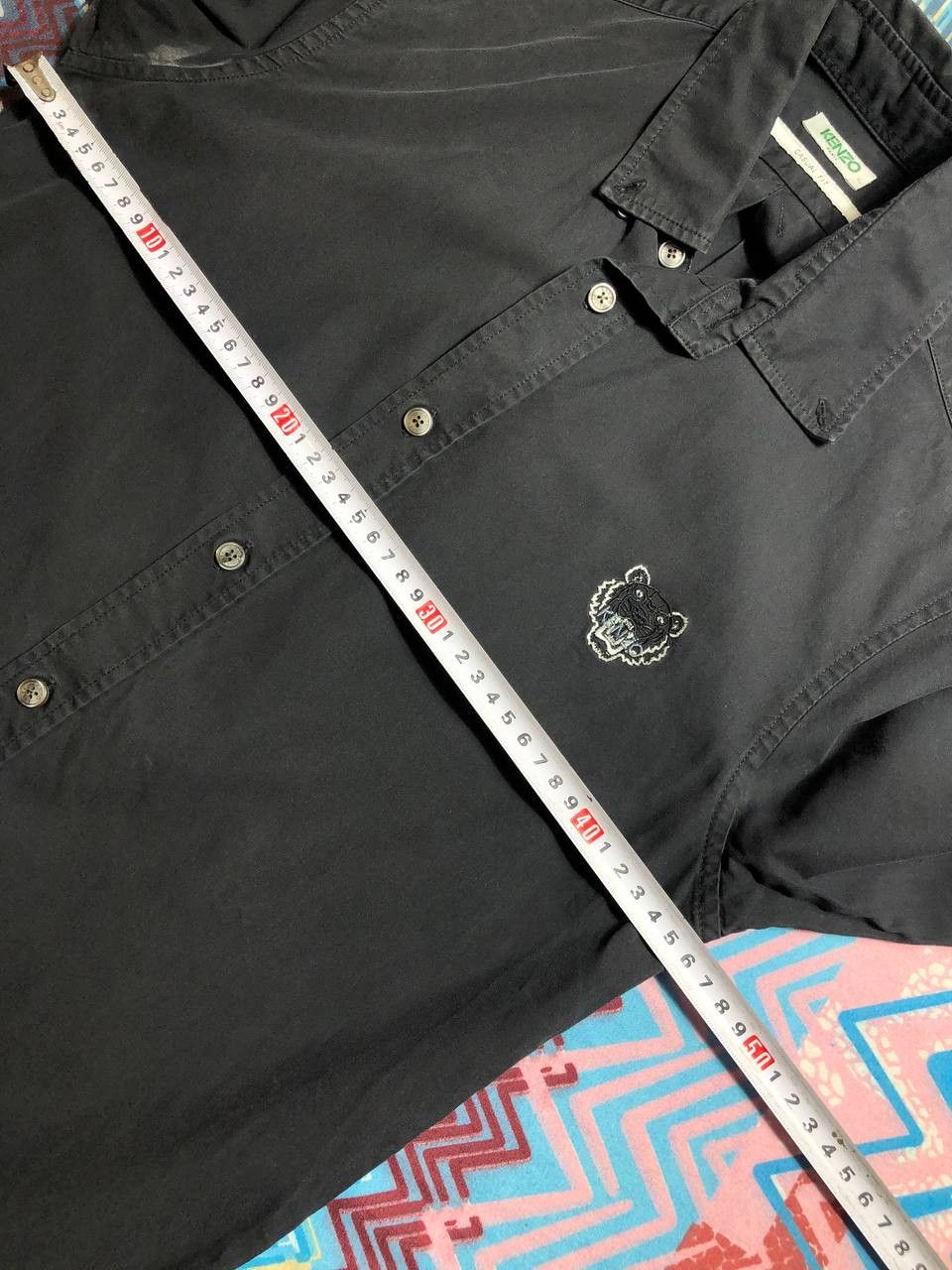 Kenzo × Vintage Kenzo Boke Flower Logo Men's Shirt Size US XS / EU 42 / 0 - 6 Thumbnail