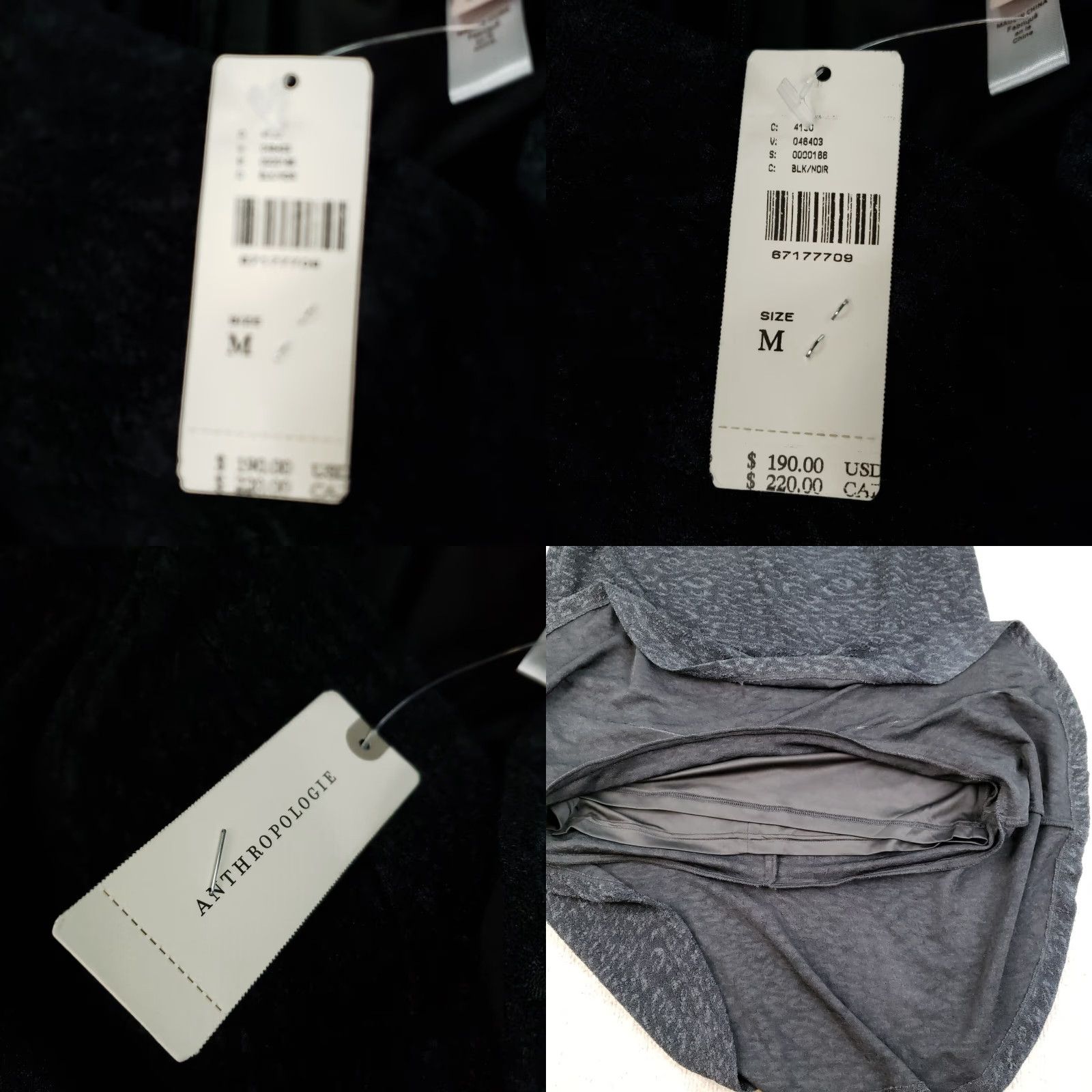 Anthropologie ANTHROPOLOGIE Black Bodycon Midi Dress Womens Medium Stretch Halter Corset Size M / US 6-8 / IT 42-44 - 8 Thumbnail