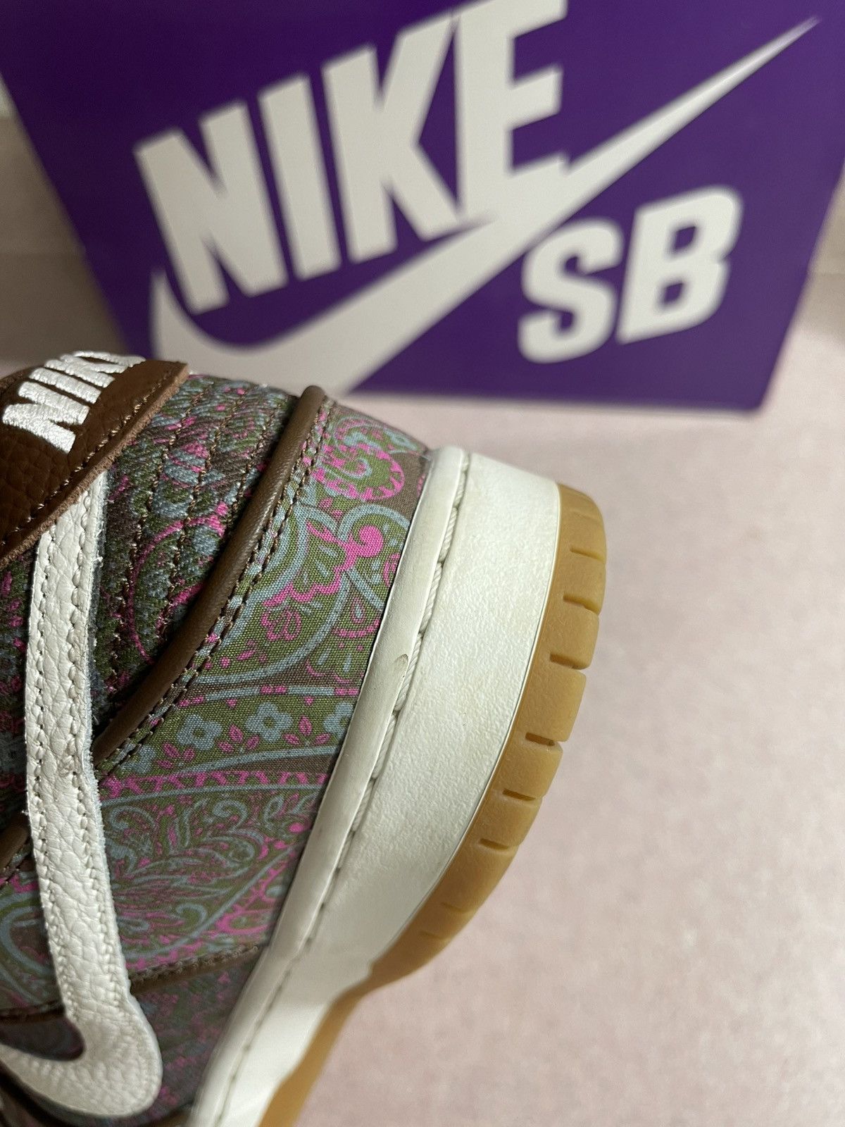Nike × Nike SB Nike SB Dunk Low Pro Paisley Size US 9.5 / EU 42-43 - 13 Thumbnail
