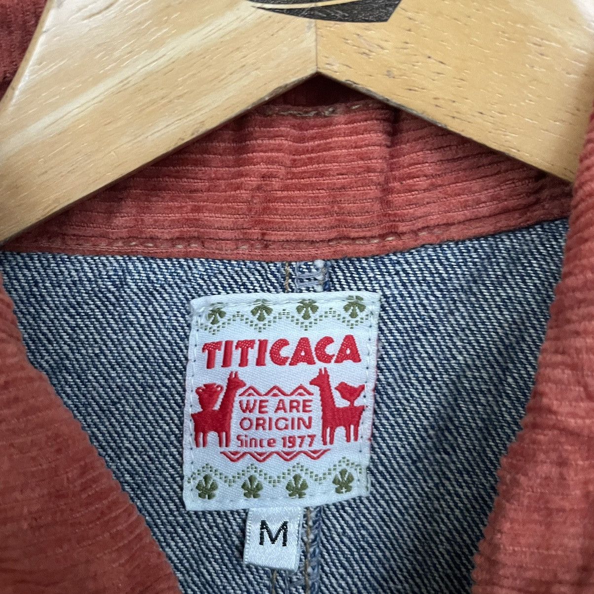 Designer × Vintage Vintage Titicaca Denim Chore Jacket Size US S / EU 44-46 / 1 - 3 Thumbnail
