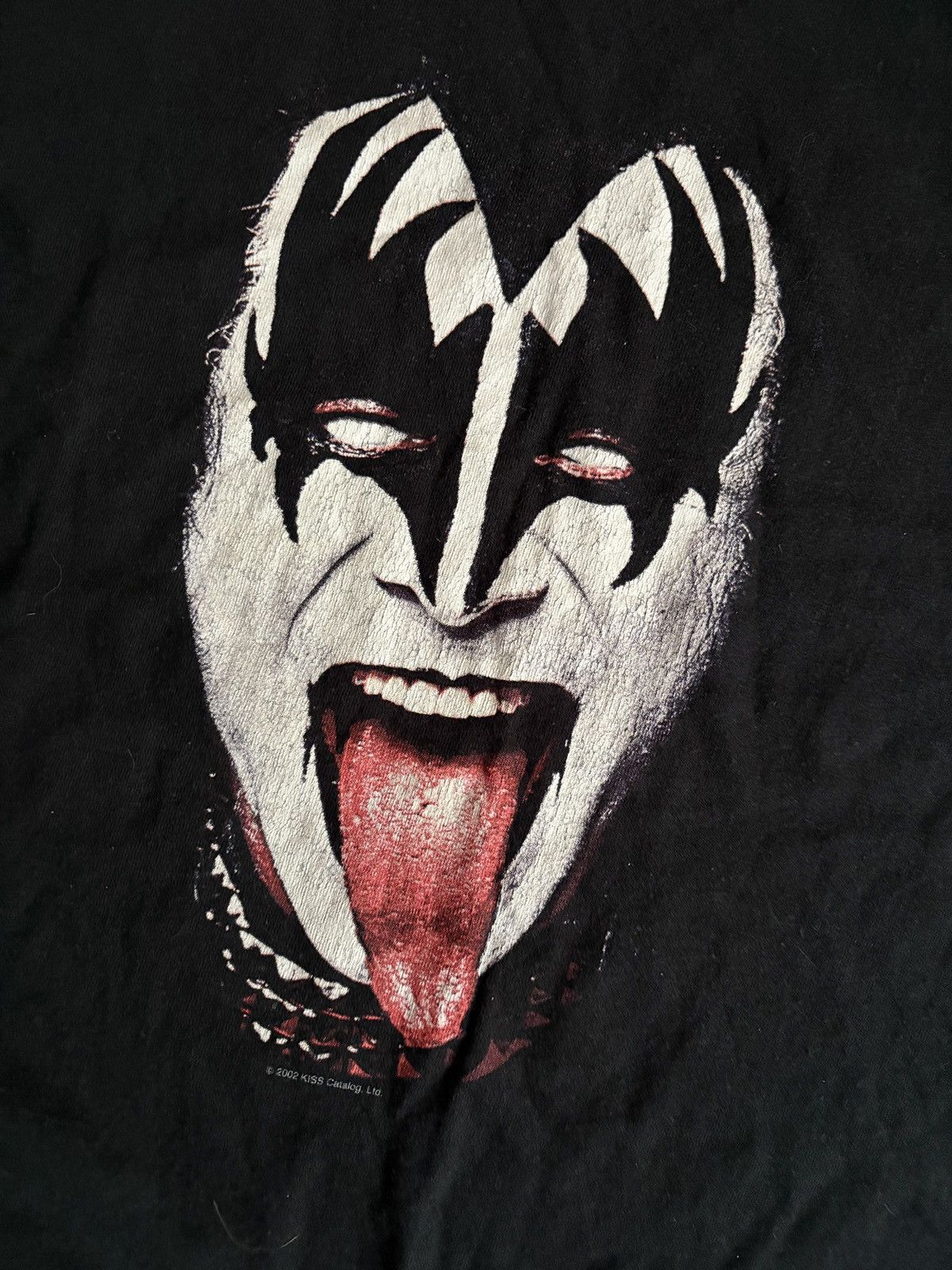 KISS 2002 Vintage Kiss Gene Simmons The Demon Graphic Rock Shirt Size US XL / EU 56 / 4 - 2 Thumbnail