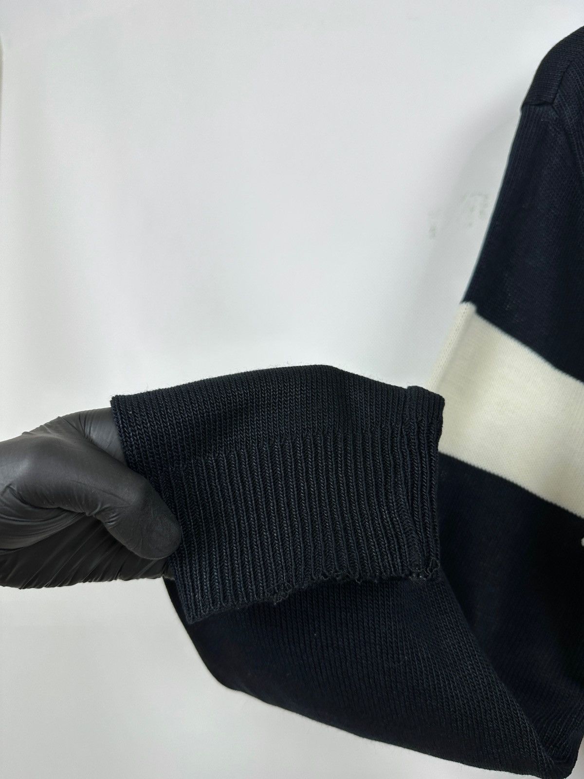 Diesel Vintage Diesel Y2K Big Logo Navy Blue Knit Sweater Size US L / EU 52-54 / 3 - 21 Thumbnail