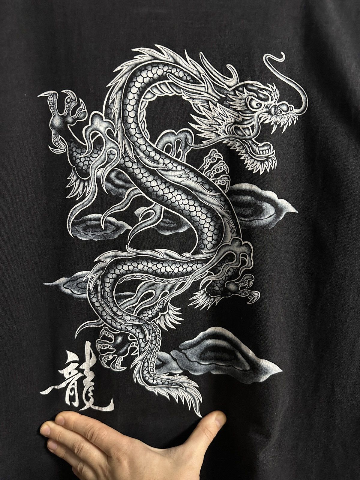Vintage Rare Vintage T-Shirt Dragon Rock Of The Red Tribal Tee Size US L / EU 52-54 / 3 - 9 Thumbnail