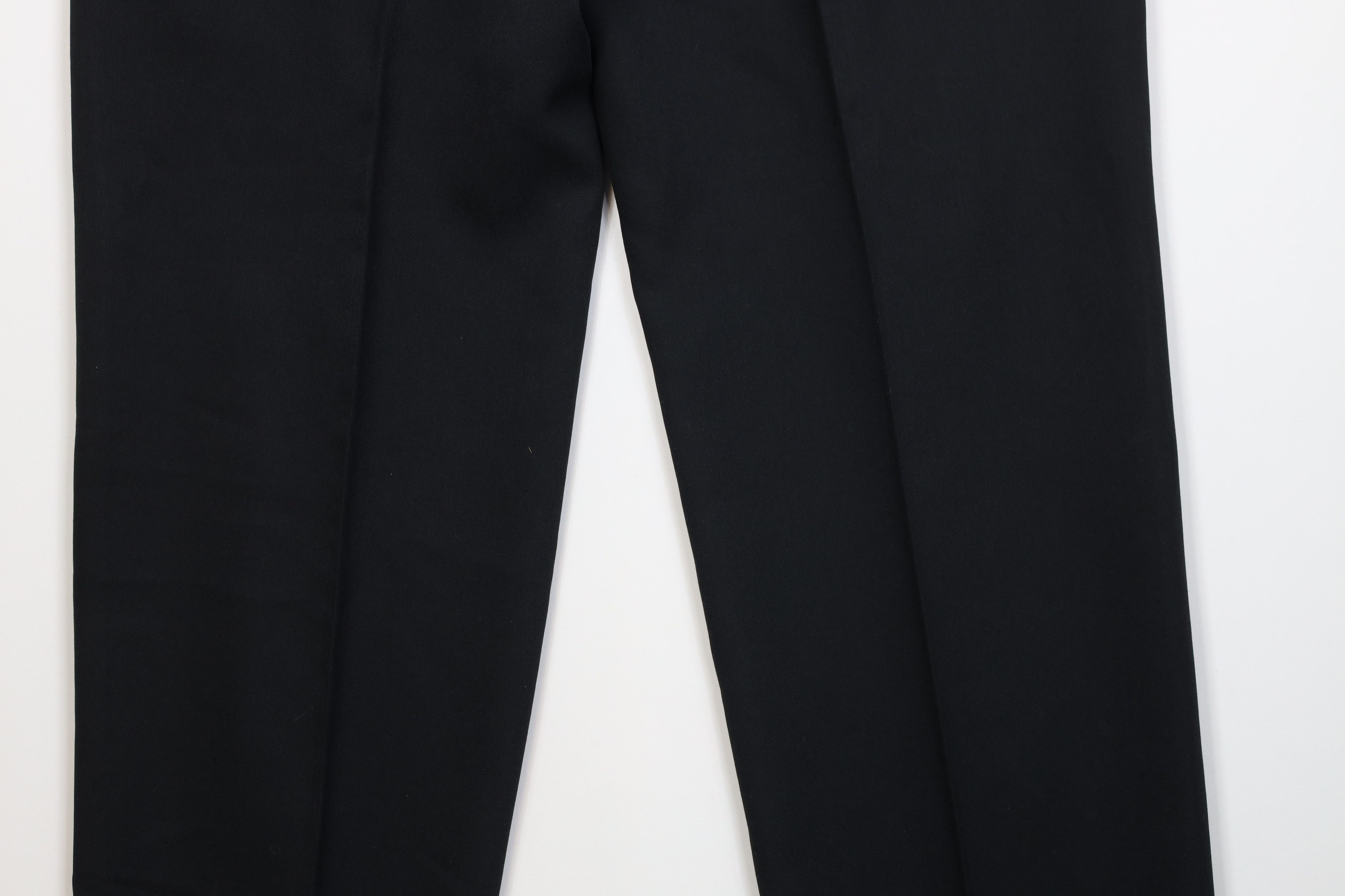 Vintage Vintage 90s Streetwear Silk Blend Wide Leg Chino Pants Black Size US 36 / EU 52 - 14 Thumbnail