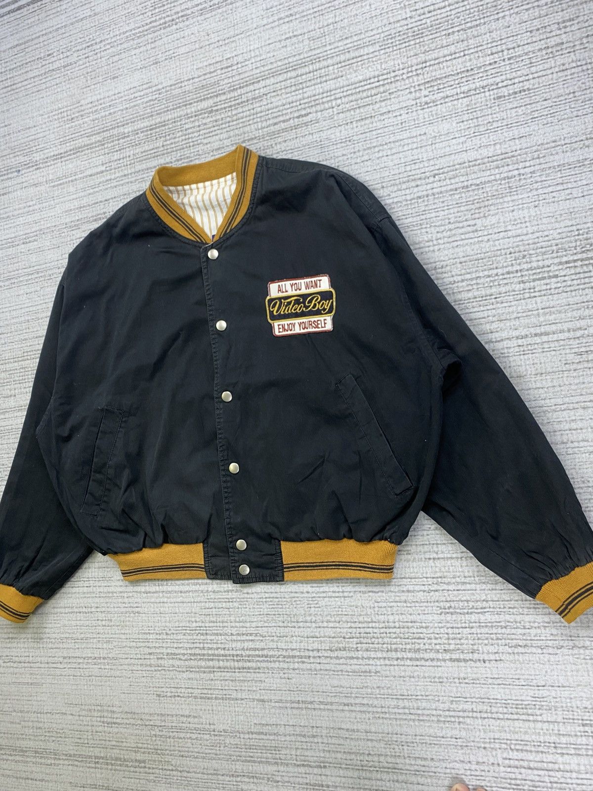 Vintage 🔥Vintage Video Boy Reversible Bomber Jacket Size US M / EU 48-50 / 2 - 7 Thumbnail